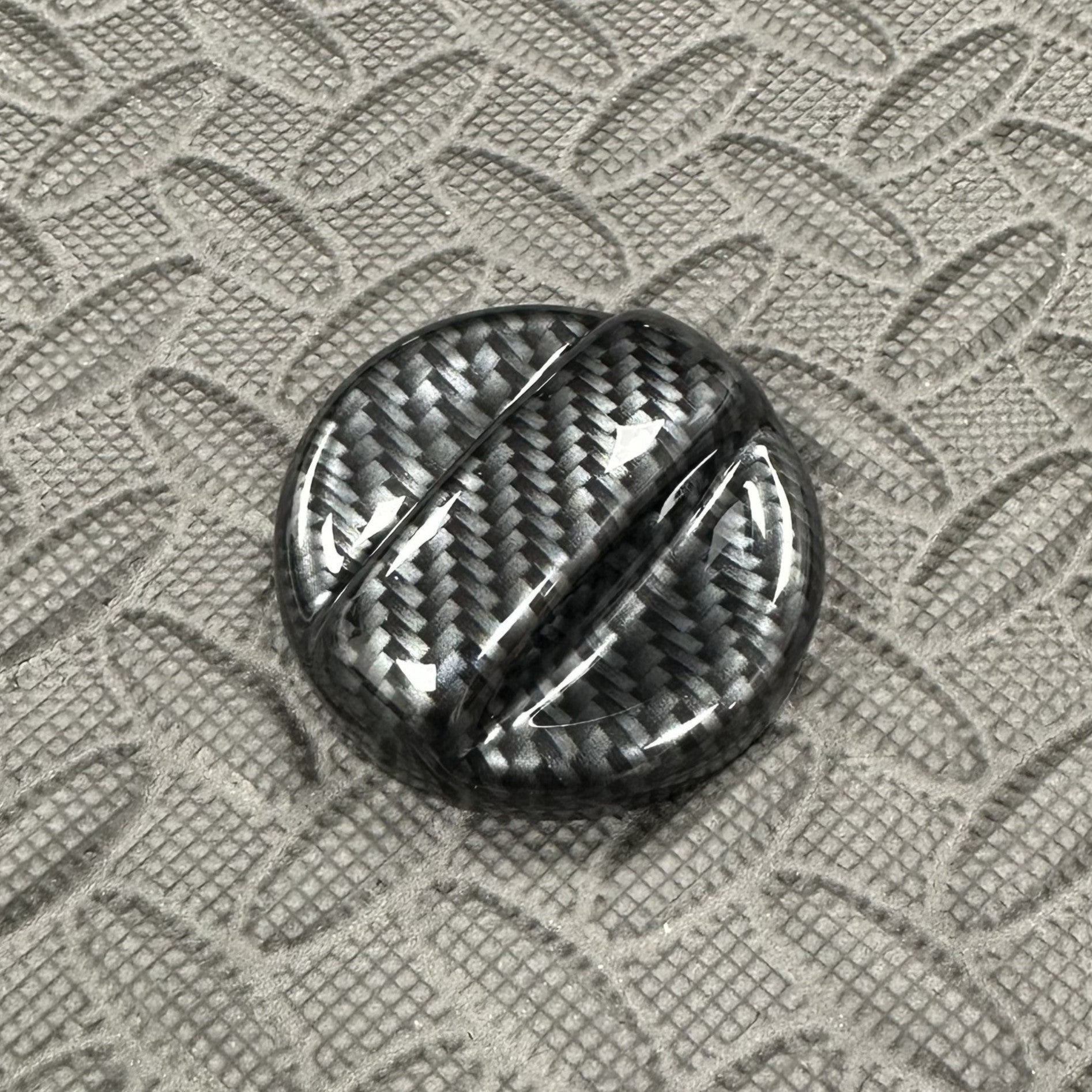 Oil Cap Cover Carbon Fibre Effect