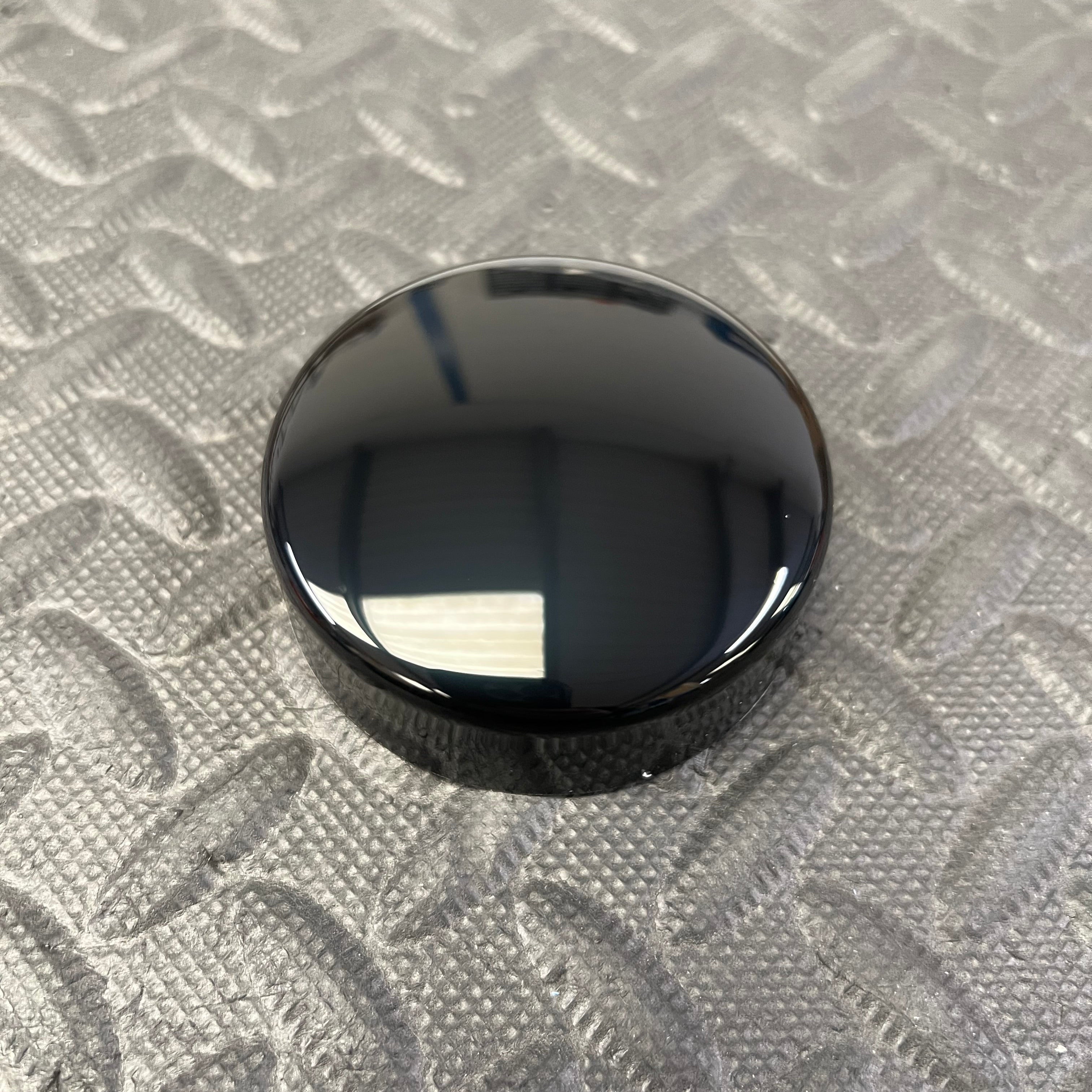 Cap Cover Gloss Black Plastic