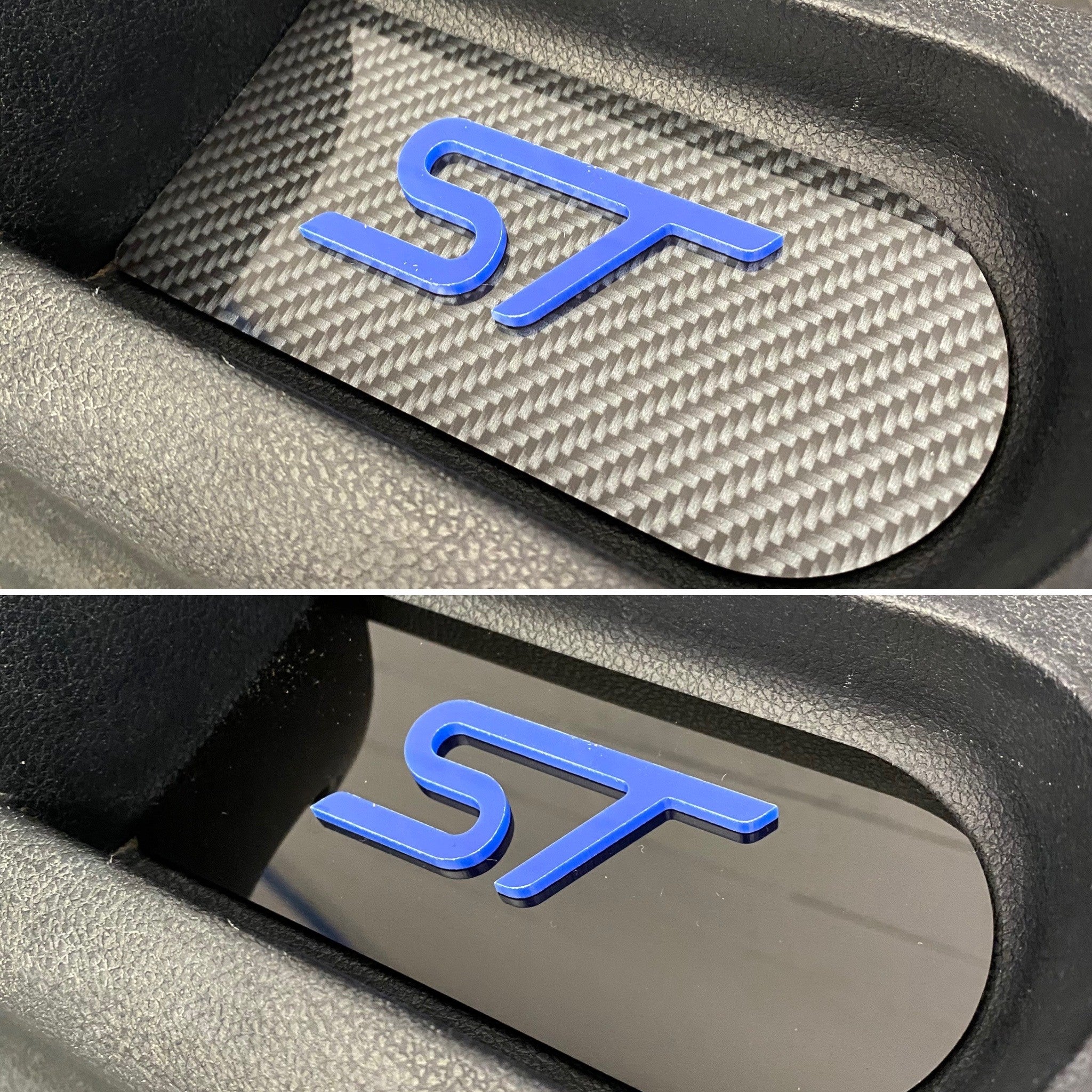 Plaque d'insertion de la console centrale de la Fiesta Mk6 (sous le frein à main)