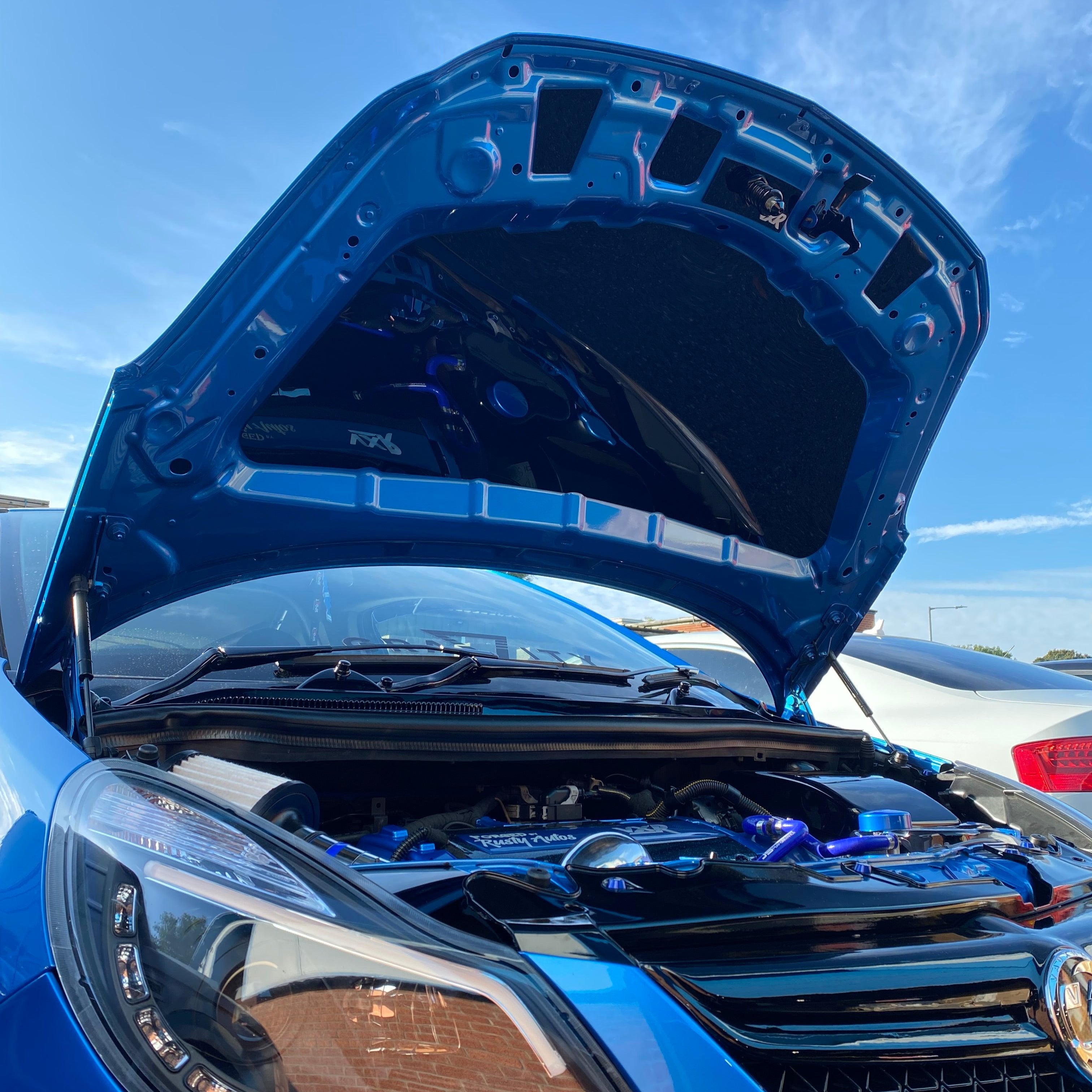 Proform Under Bonnet Panel / Plate Vauxhall Corsa D (inc VXR OPC) - Gloss Black