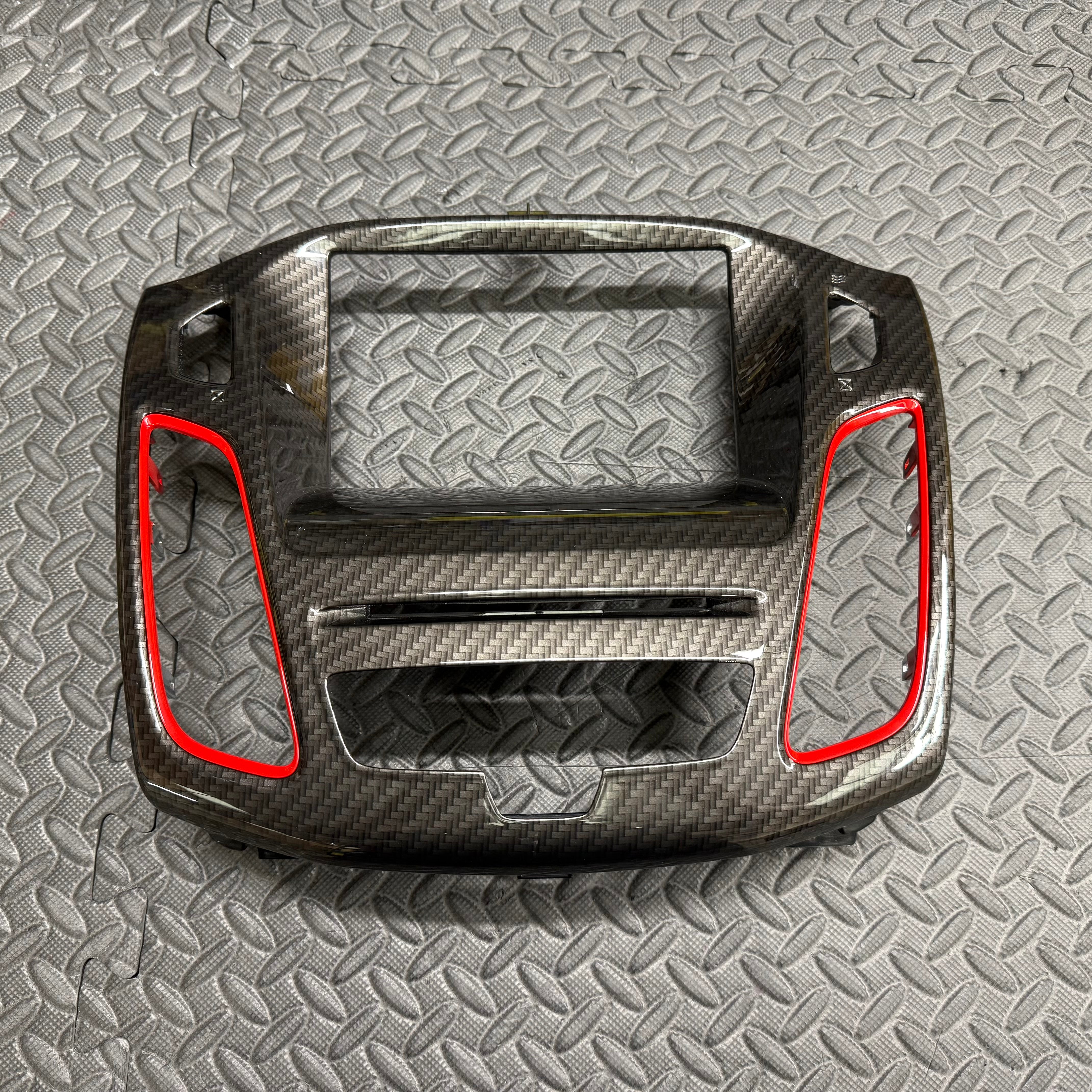 Genuine Ford Centre Console Screen Surround - Mk3.5 Focus inc ST/RS (Painted/Hydrodipped Finishes)