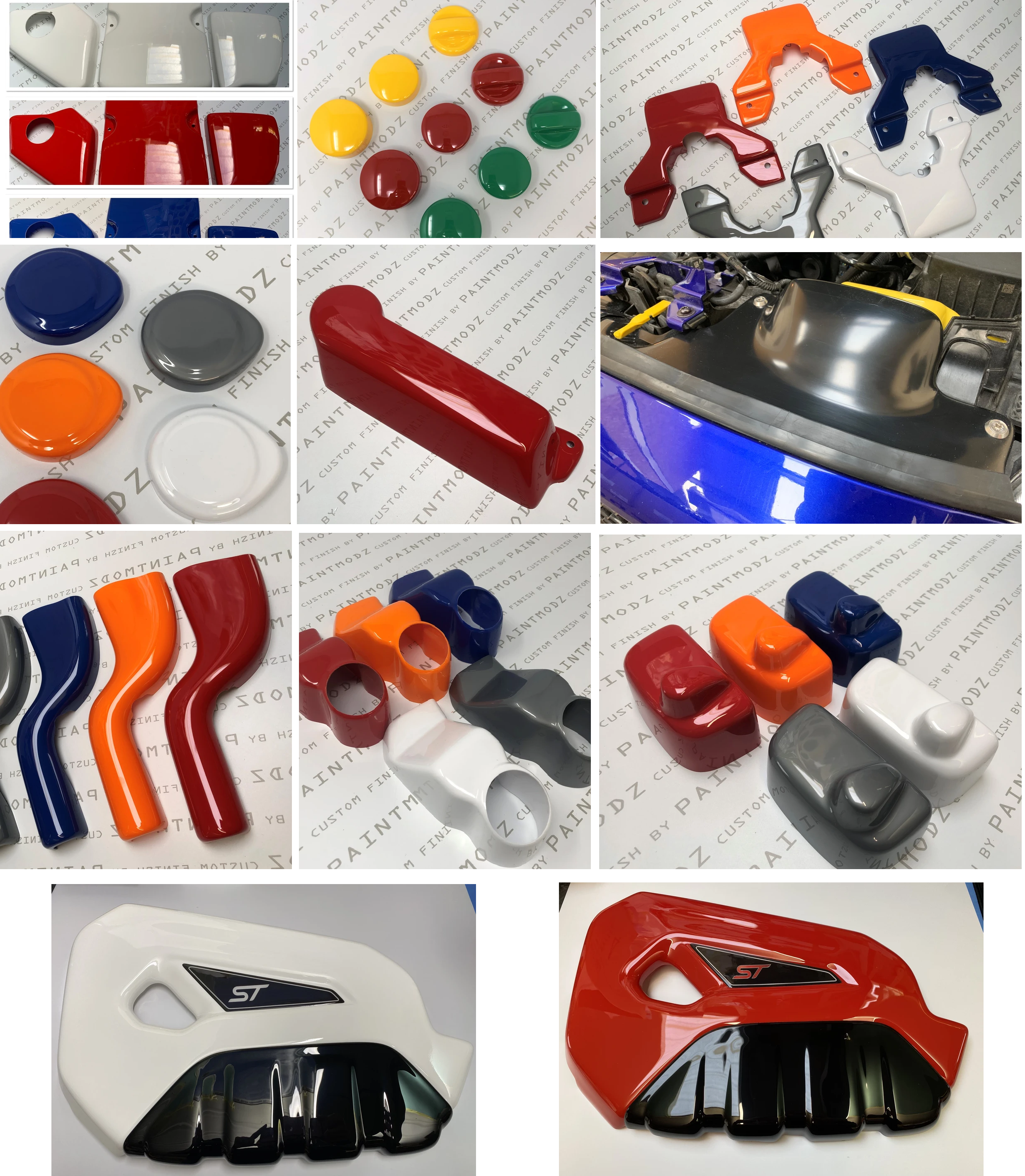 Proform Large Engine Bay Dress Up Kit Bundle (Plastic Finishes) - Fiesta Mk7.5 ST180