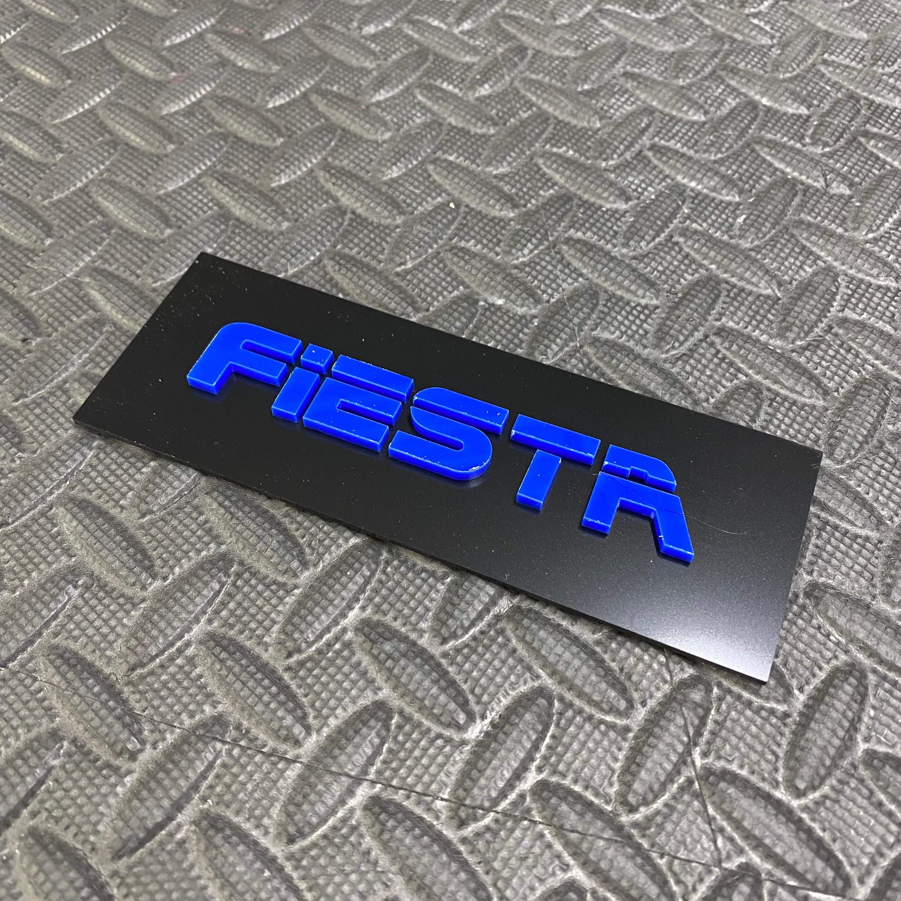 Fiesta 4D Acryl-Heckklappenabzeichen