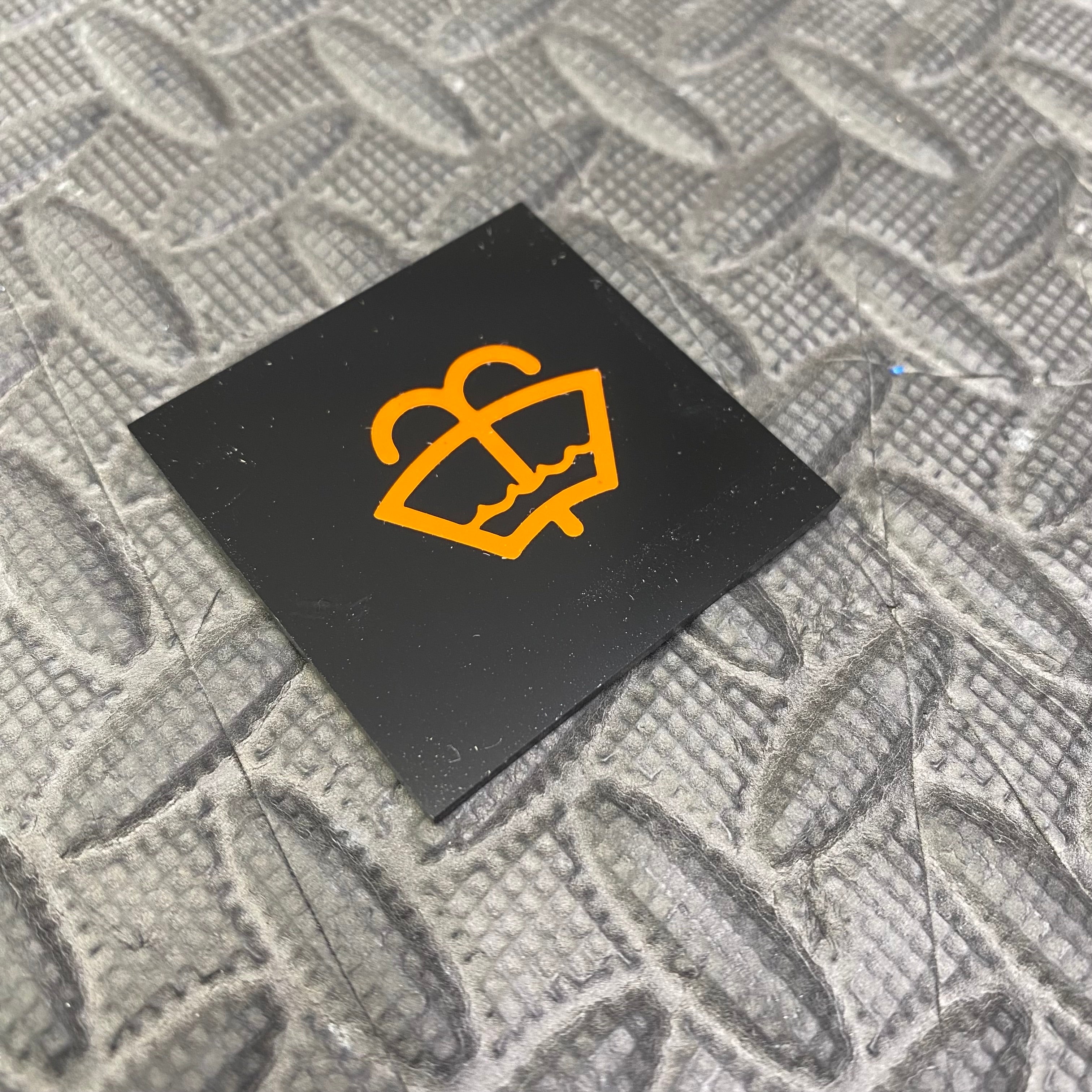 Vinyl-Aufkleber für die Unterlegscheiben-Logokappe