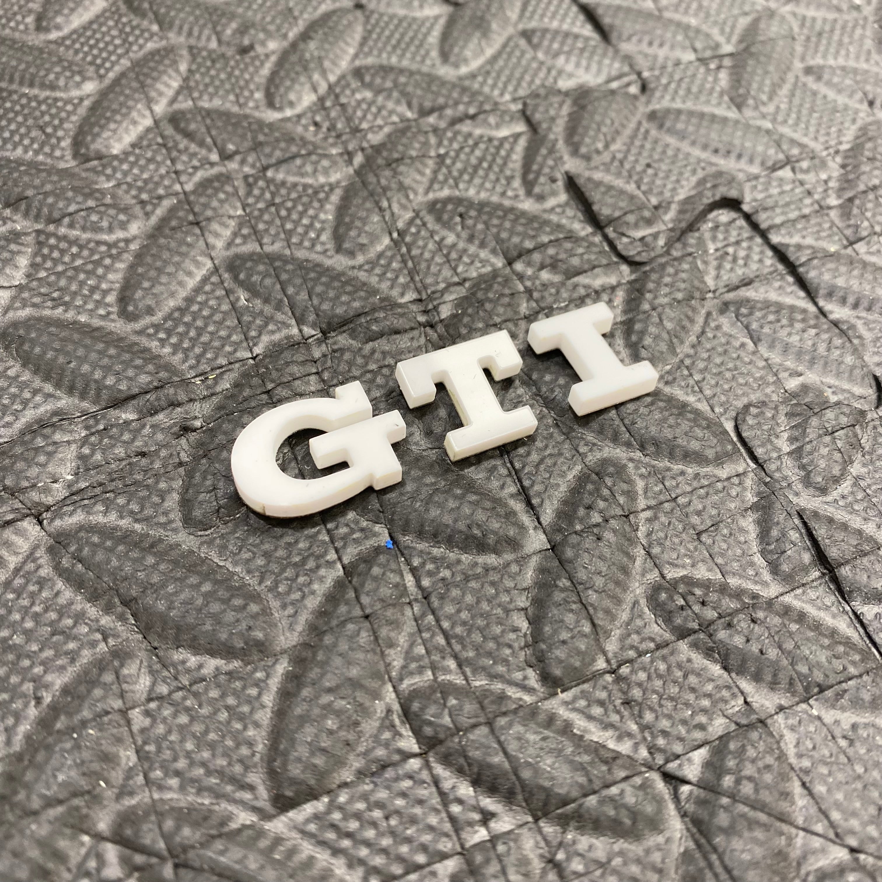 Acryl-Abzeichen mit GTI-Logo