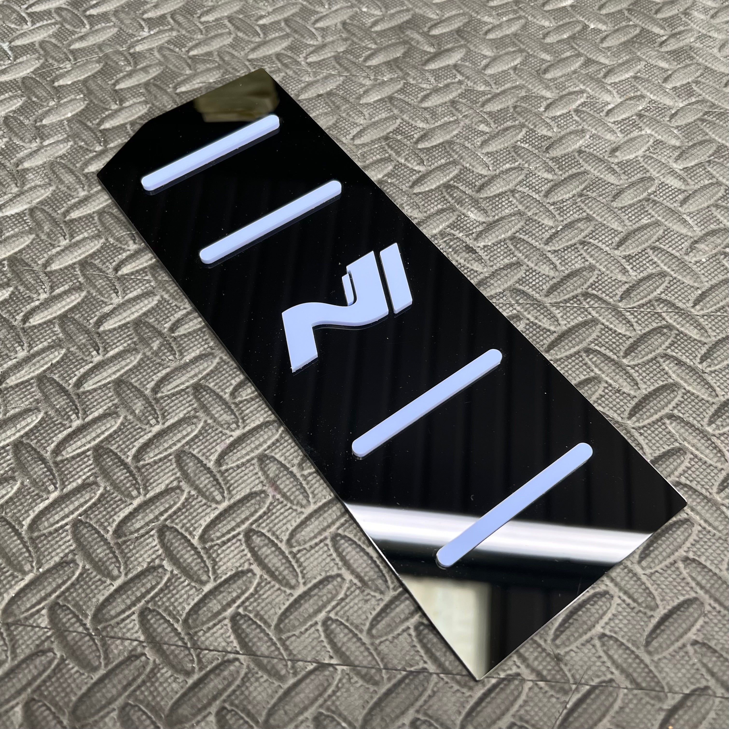 Hyundai i20N Totpedal/Fußstützenplatte (4D-Acryl)