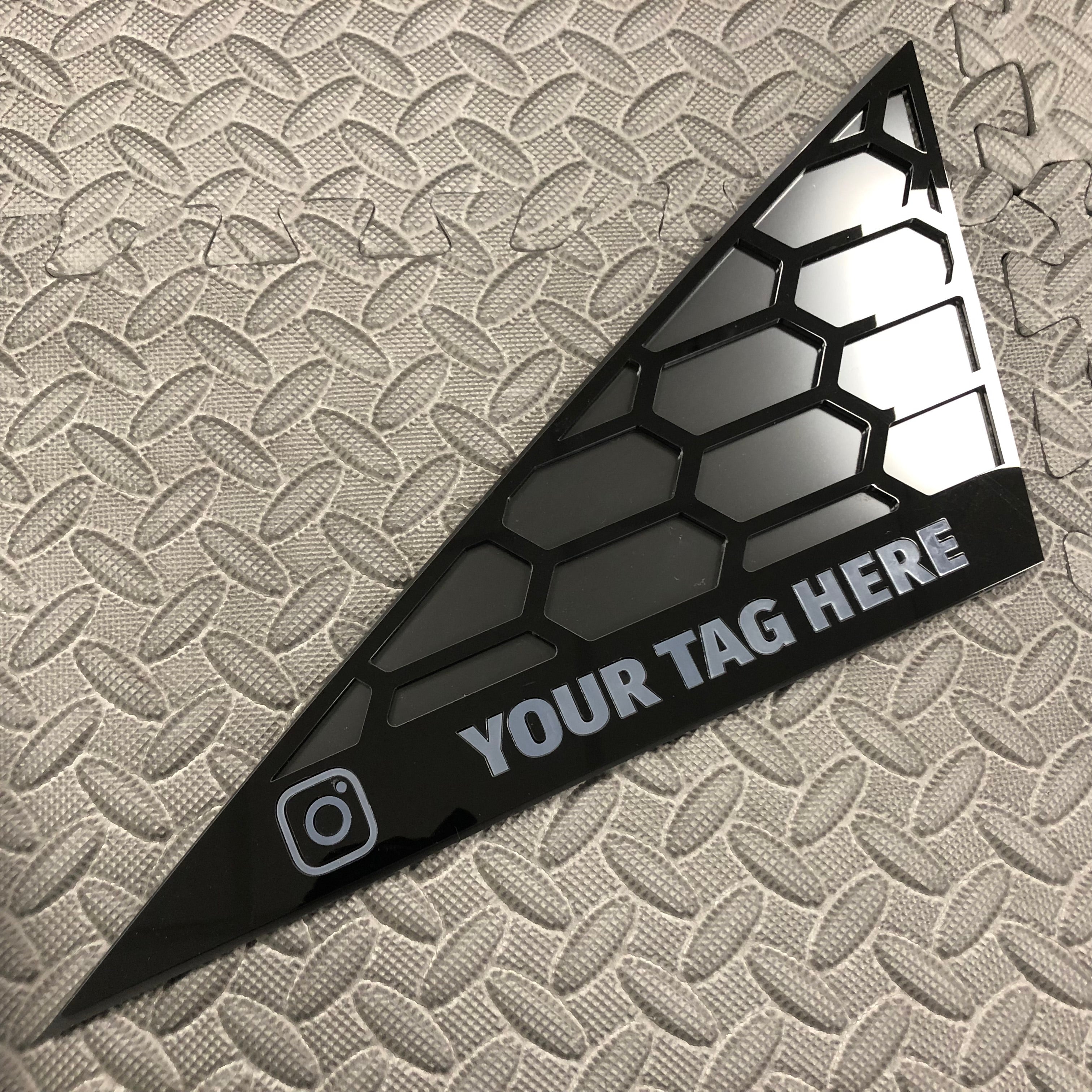 Inserts de vitres de custode avant pour Opel Astra J (y compris VXR OPC) (paire)