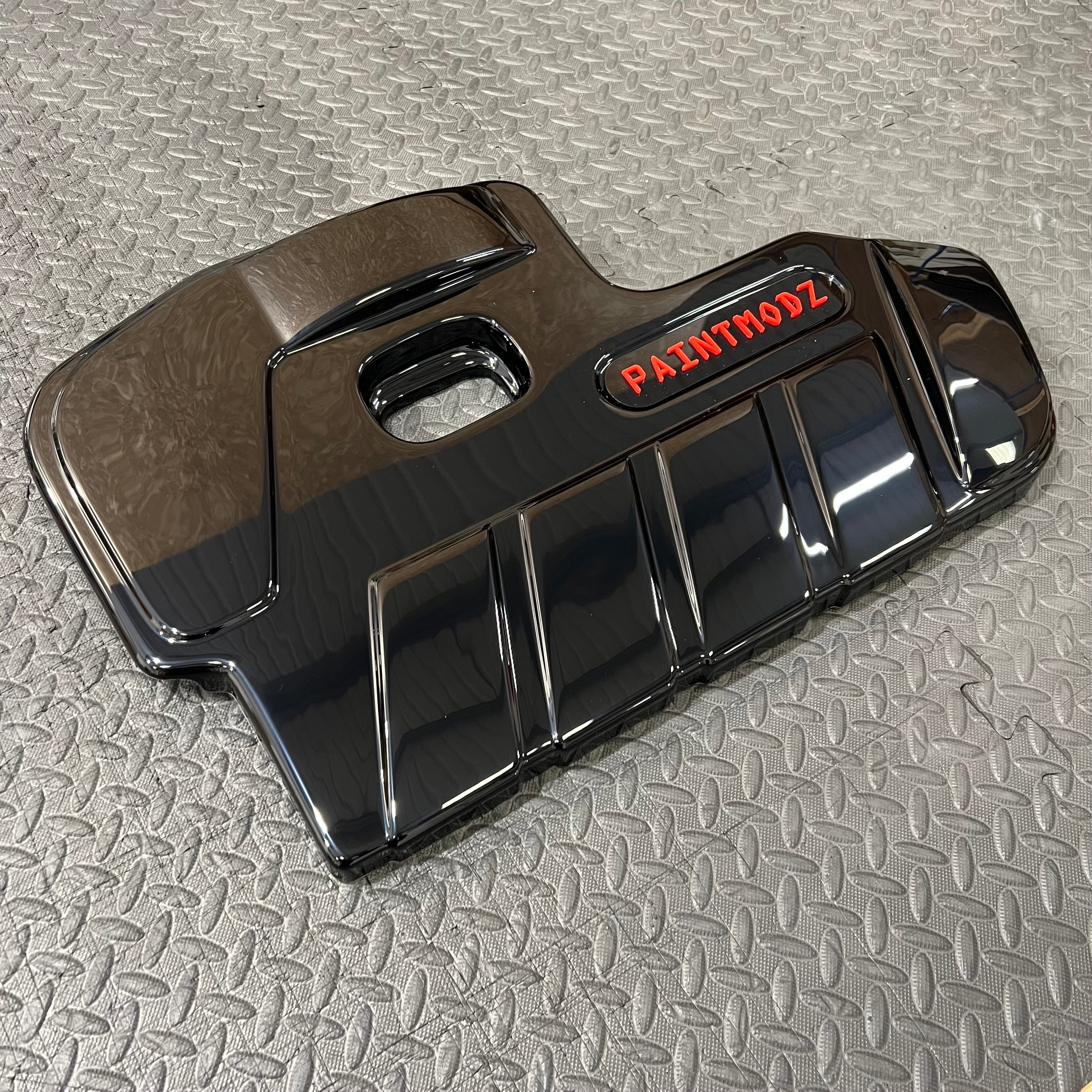 Proform Engine Cover - MK4/4.5 Focus ST Petrol - Gloss Black Plastic - Red/Gloss Black Badge