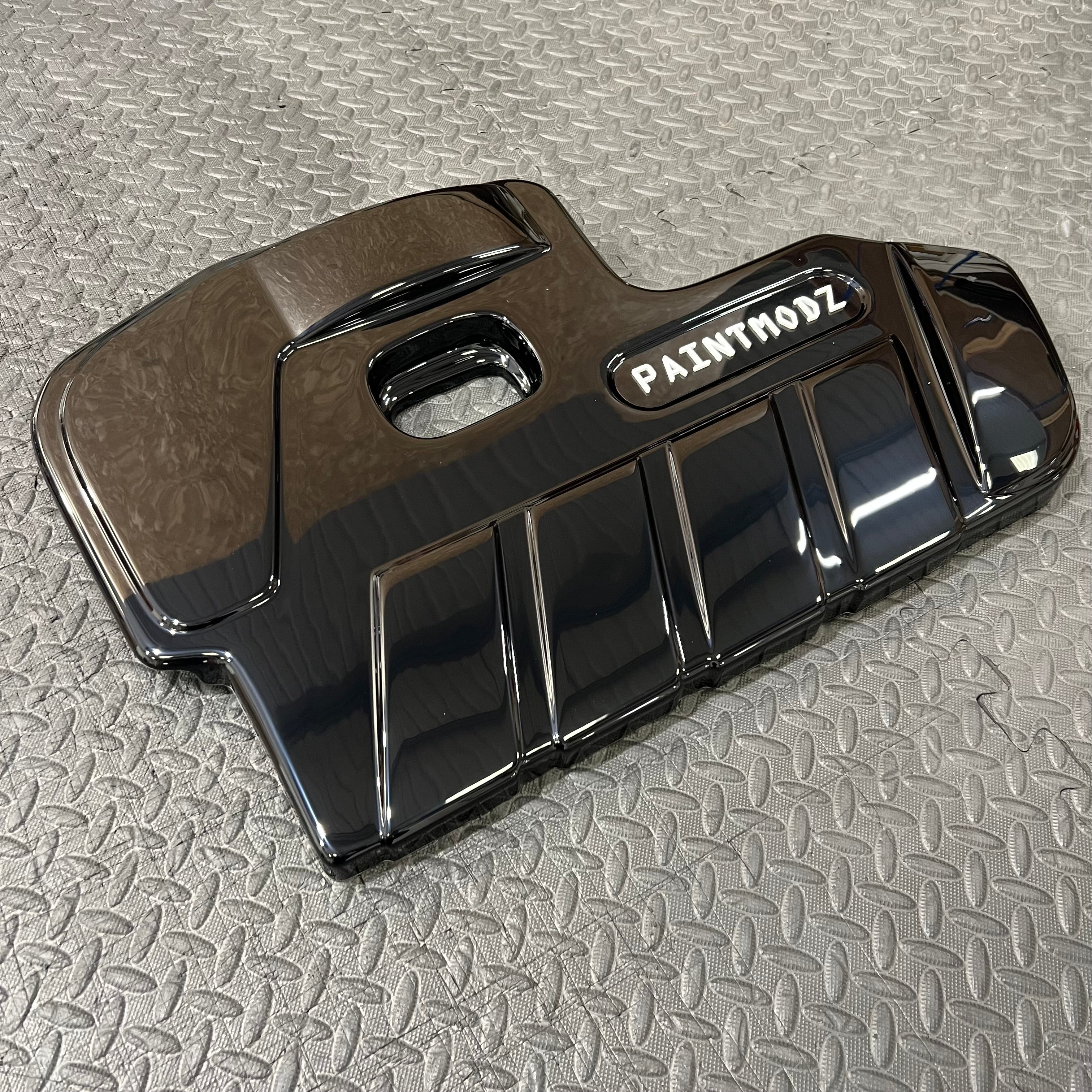 Proform Engine Cover - MK4/4.5 Focus ST Petrol - Gloss Black Plastic - White/Gloss Black Badge