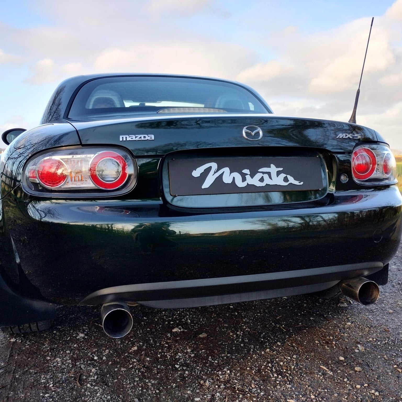 MX-5 Fahrzeug-Show-Kennzeichen (4D-Acryl)