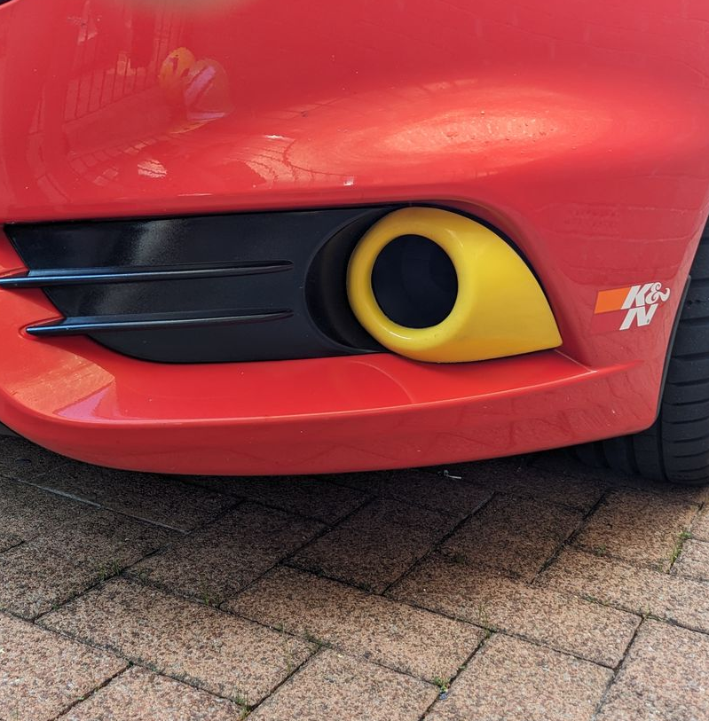 Proform Fog Light Trims - Mk7/7.5 Fiesta - Painted Yellow