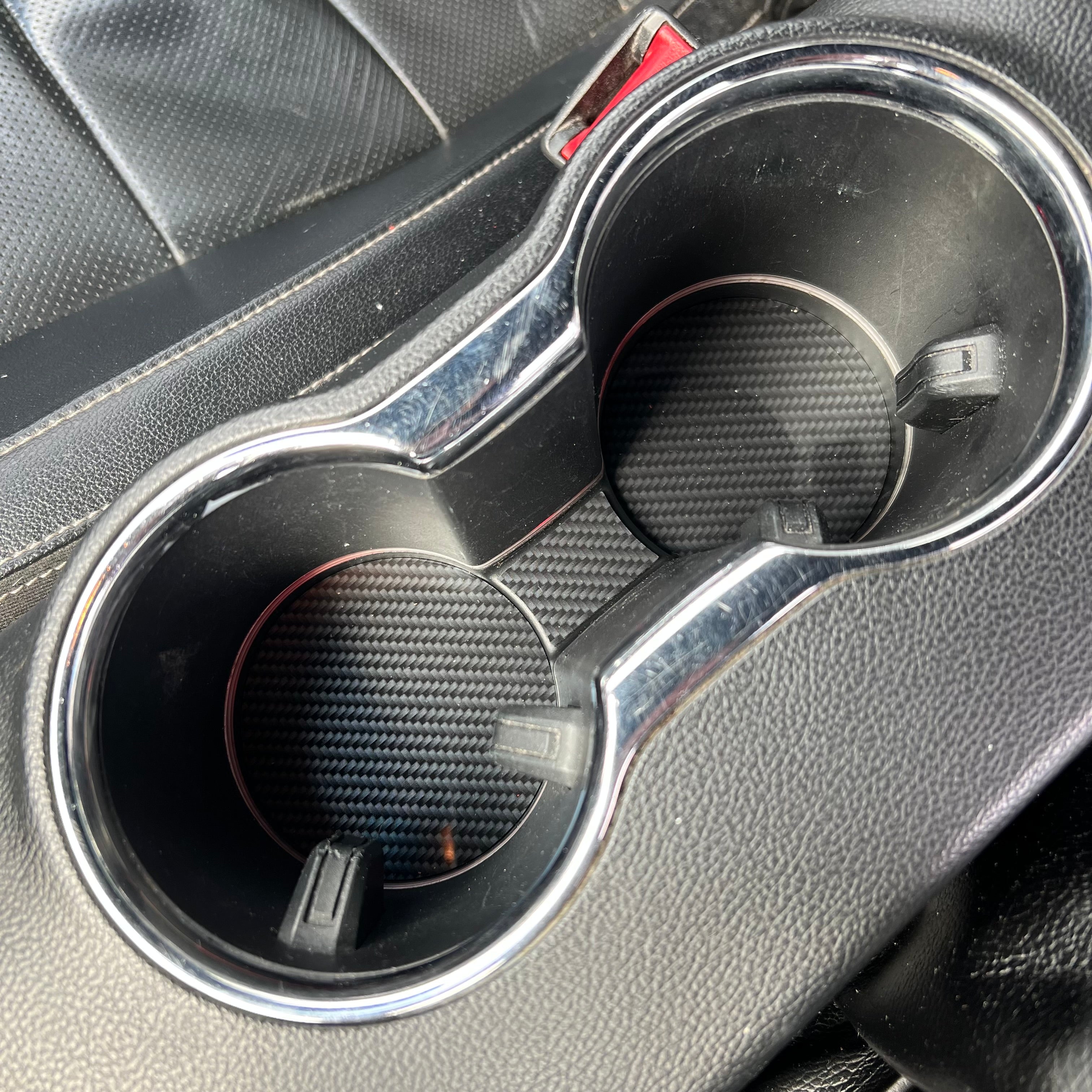 Mustang (6th Generation) Cup Holder Insert Set