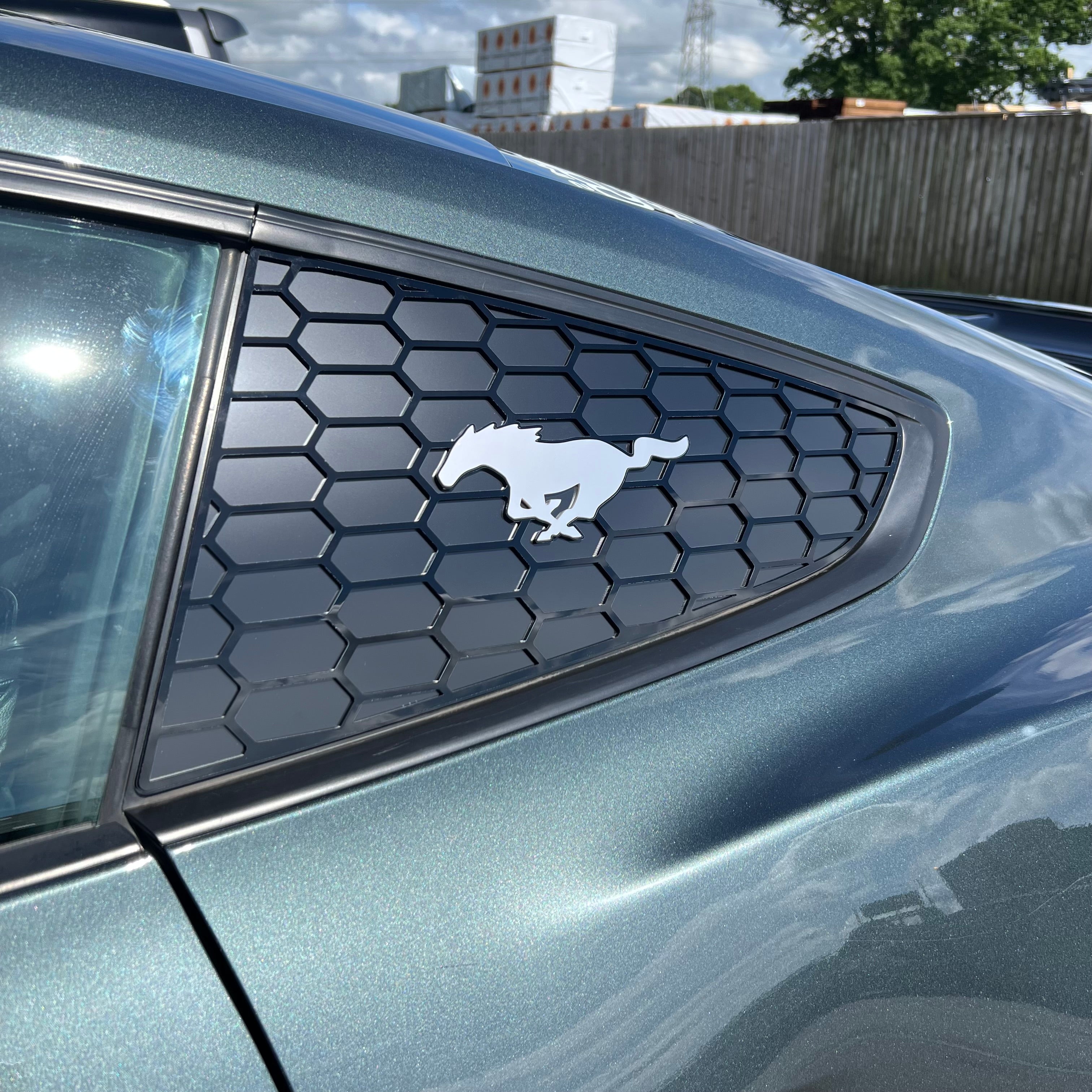 Mustang (6th Generation) Rear Quarter Window Inserts (Pair)
