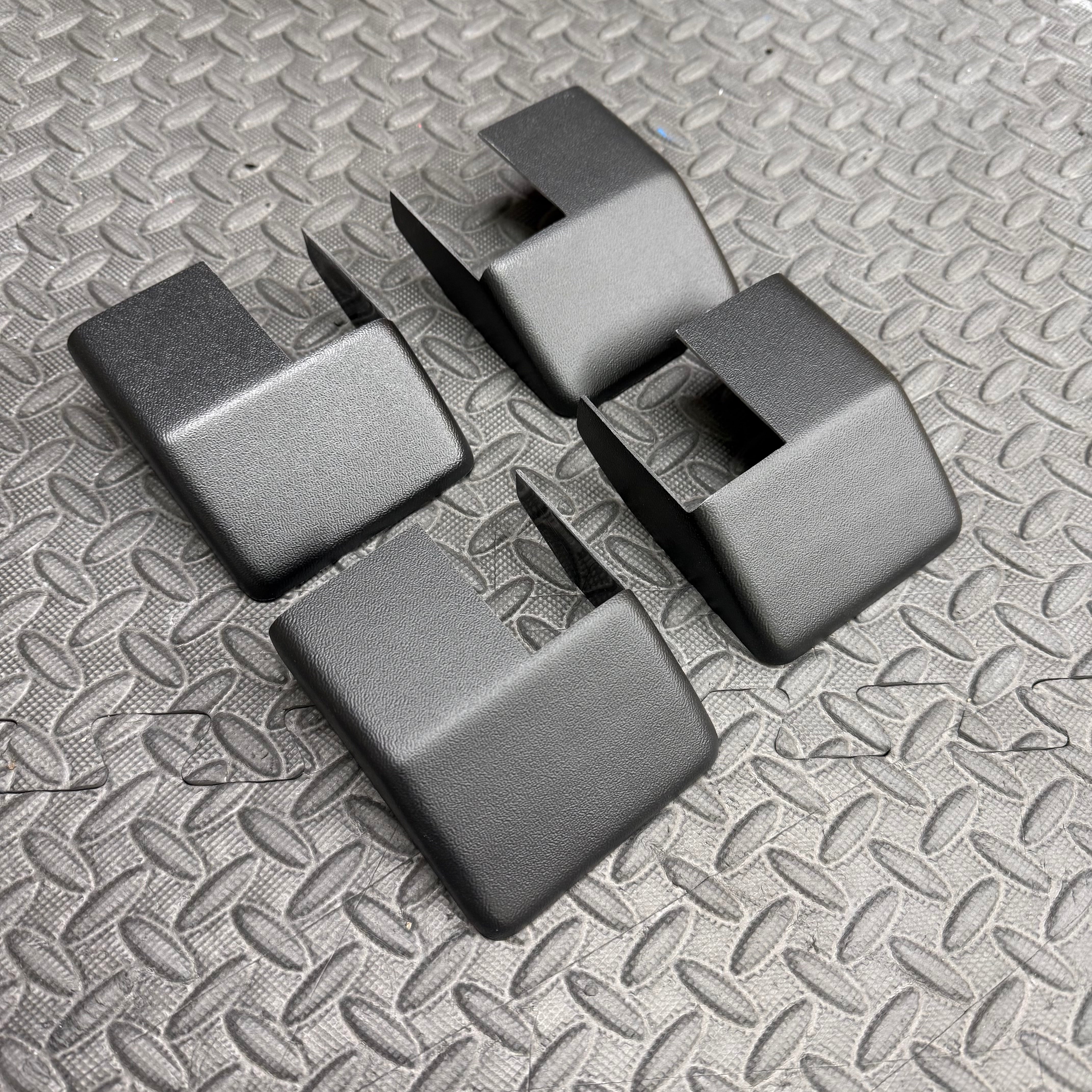 Proform Seat Rail End Covers (Fronts) - Mk2.5 Focus RS - Textured OEM Plastic