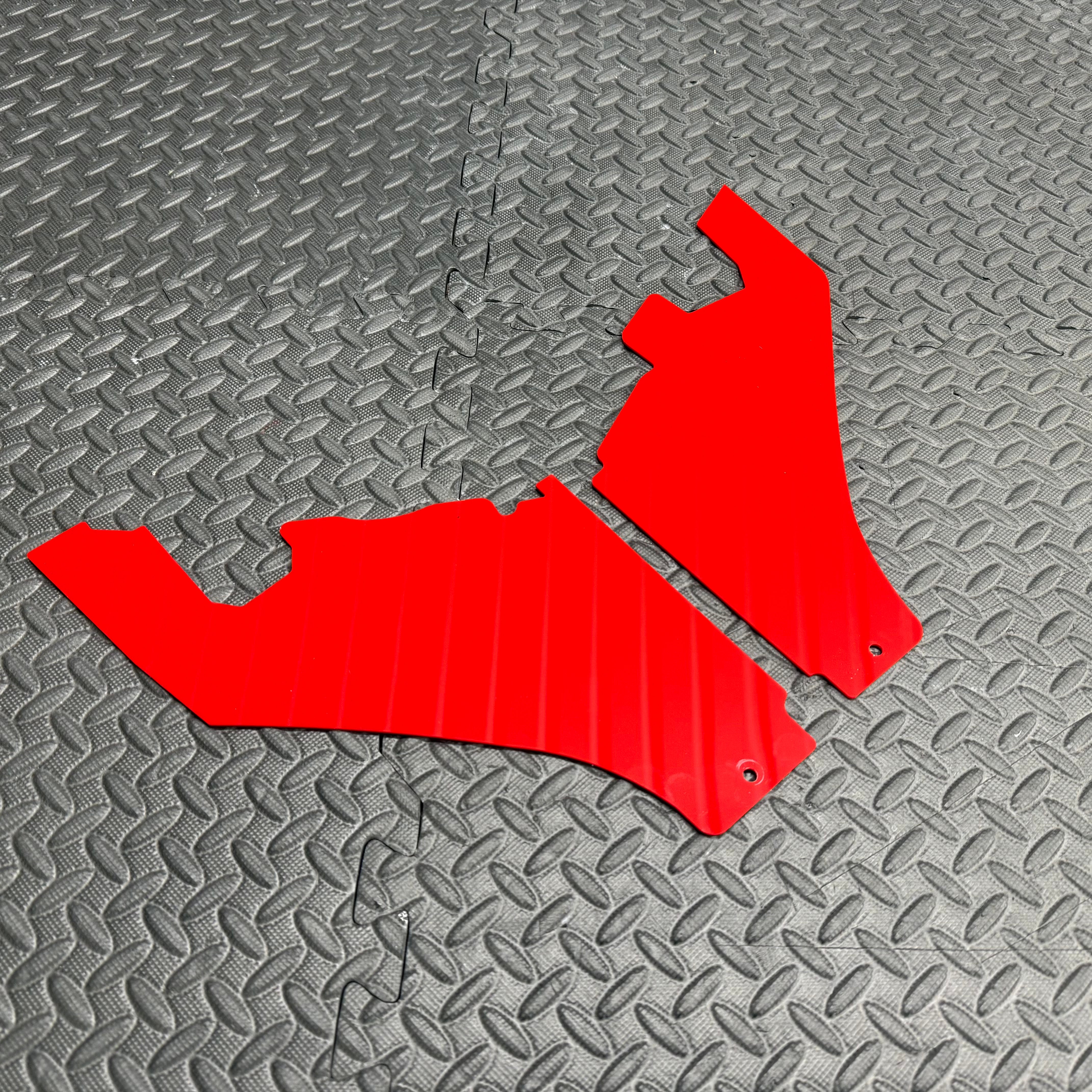 Proform Slam Panel Ends - Mk2 (Pre-Facelift) Gloss Red Plastic