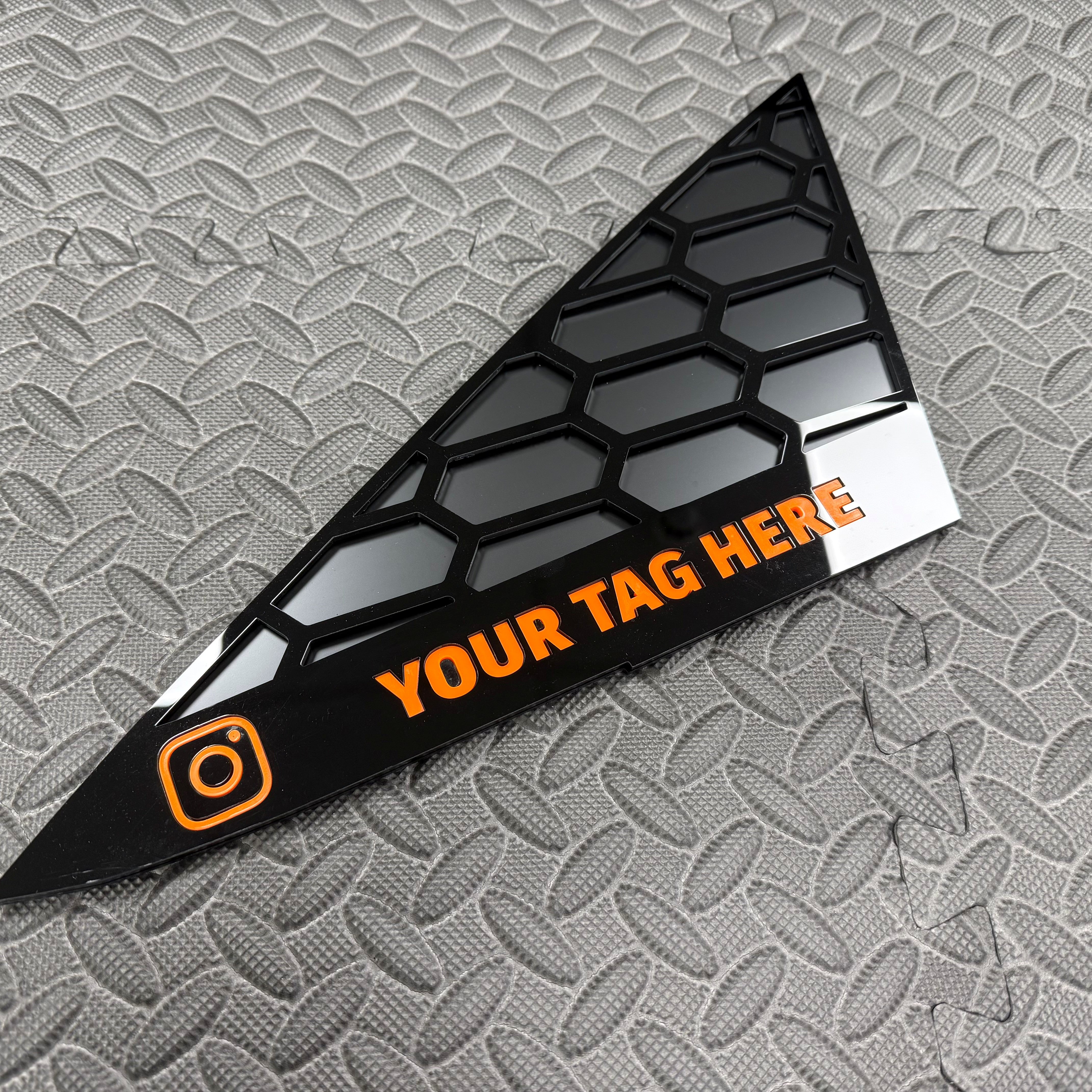 Inserts de vitres de custode avant pour Opel Astra J (y compris VXR OPC) (paire)