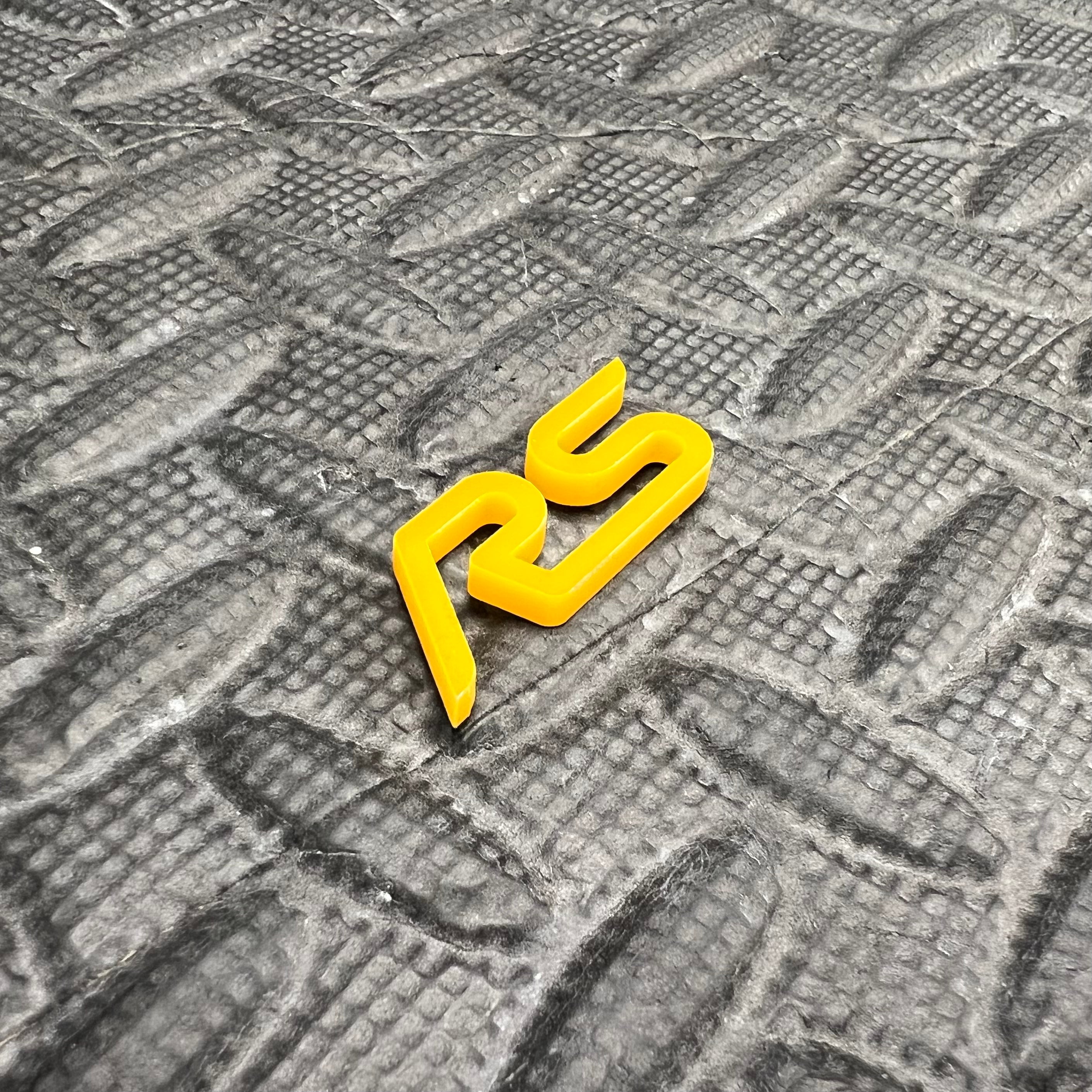 RS Logo Acrylic Badges