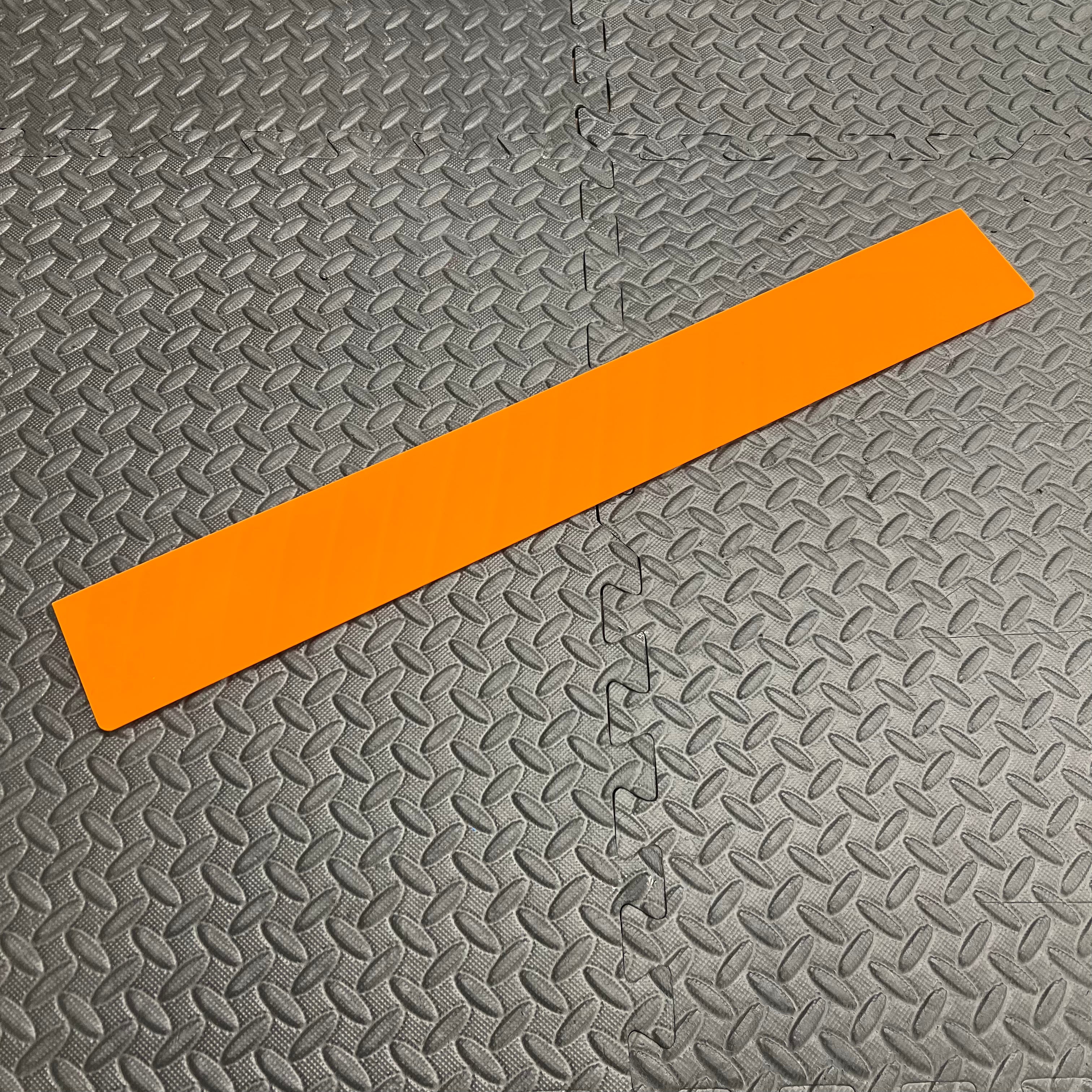 Proform Mustang (6th Generation) Slam Panel Plate - Gloss Orange Plastic