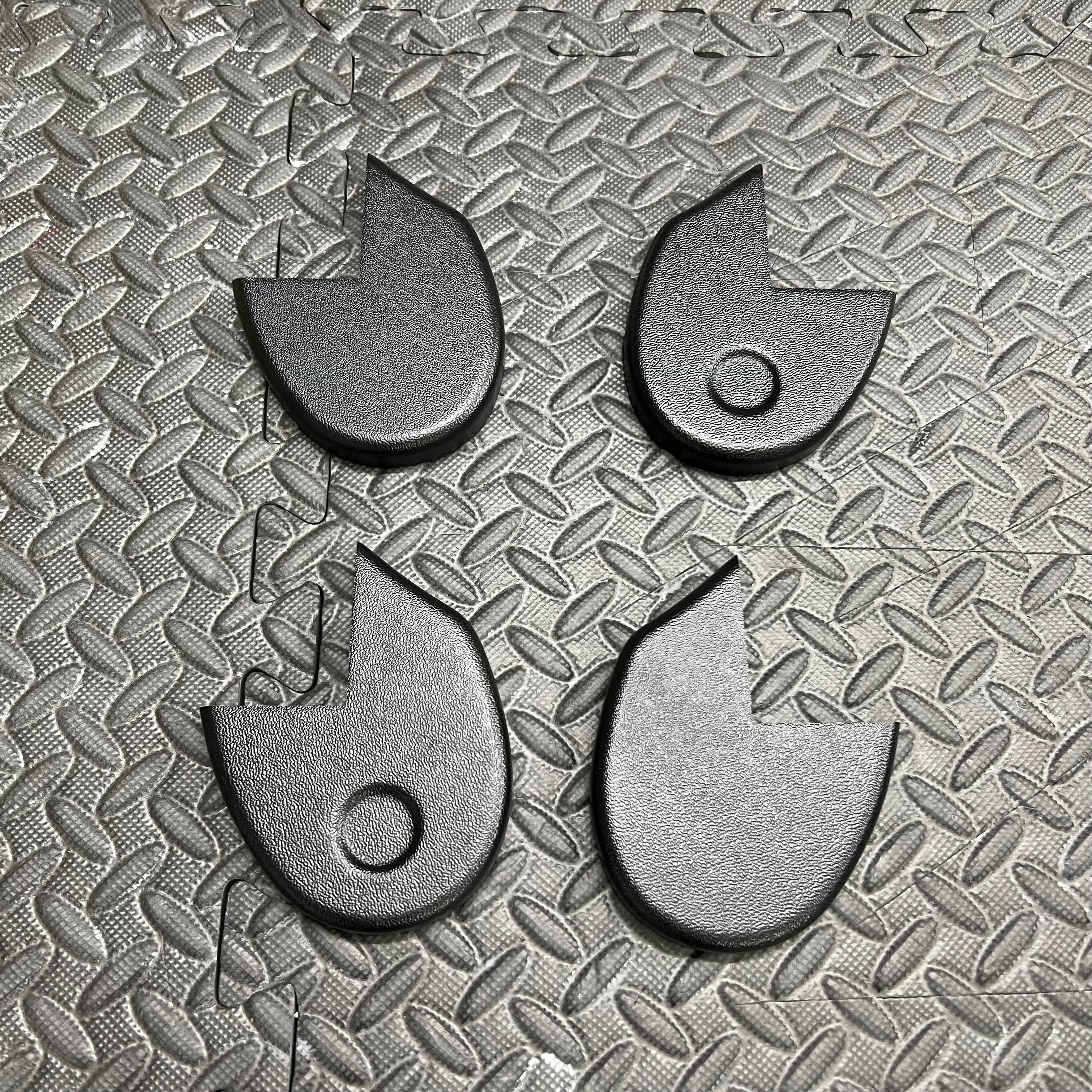 Seat Rail End Covers (Fronts) - Mk3/3.5 Focus