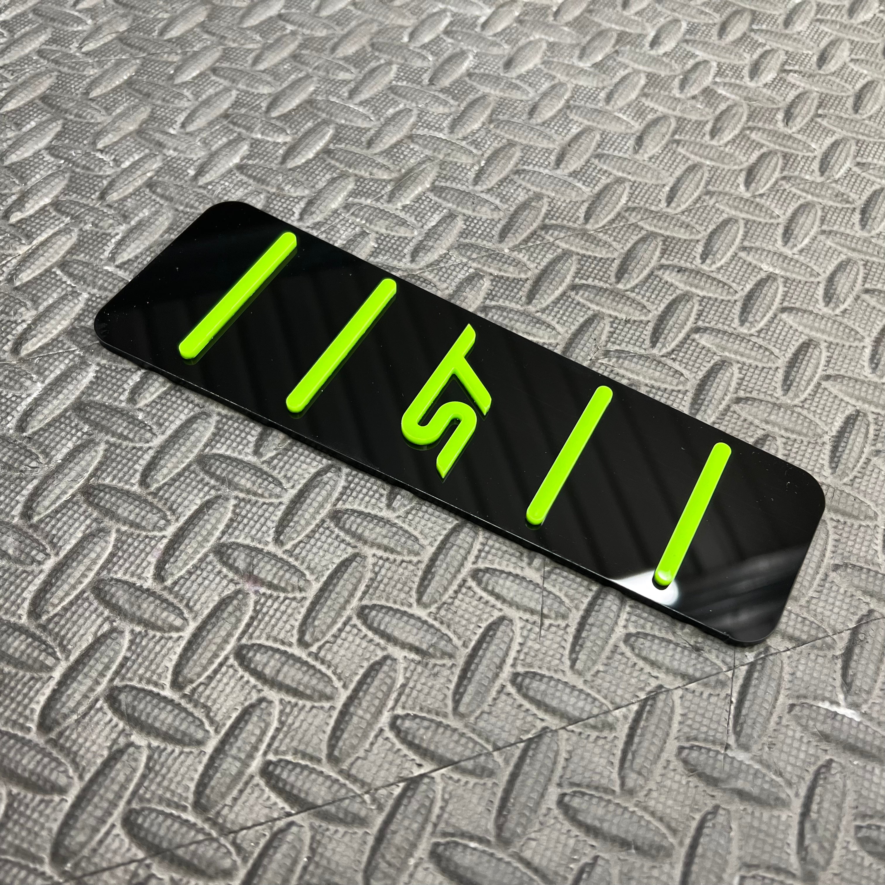 Mk2 Puma ST Totpedal / Fußstützenplatte (4D-Acryl)