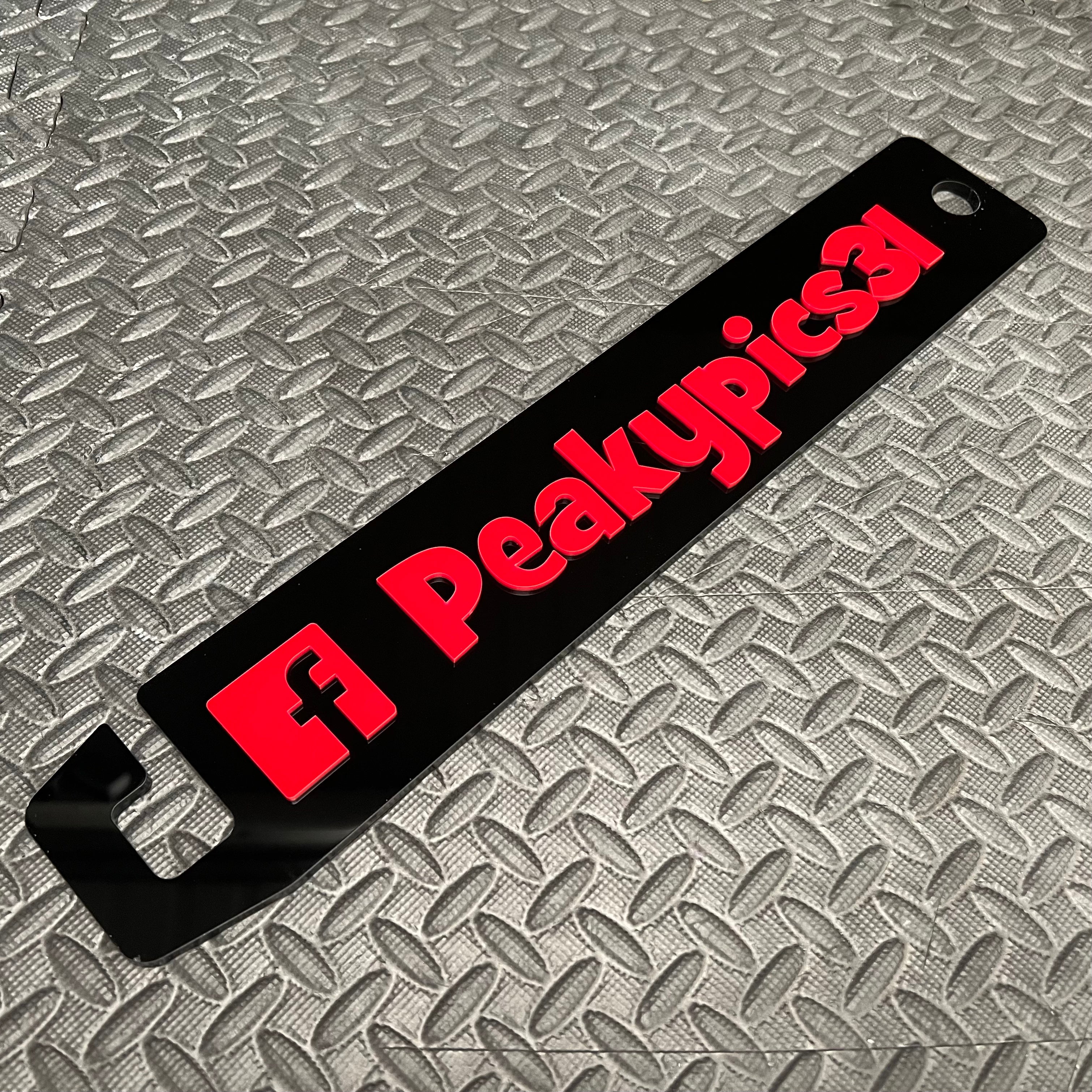 Custom Universal Bonnet Props 4D Acrylic