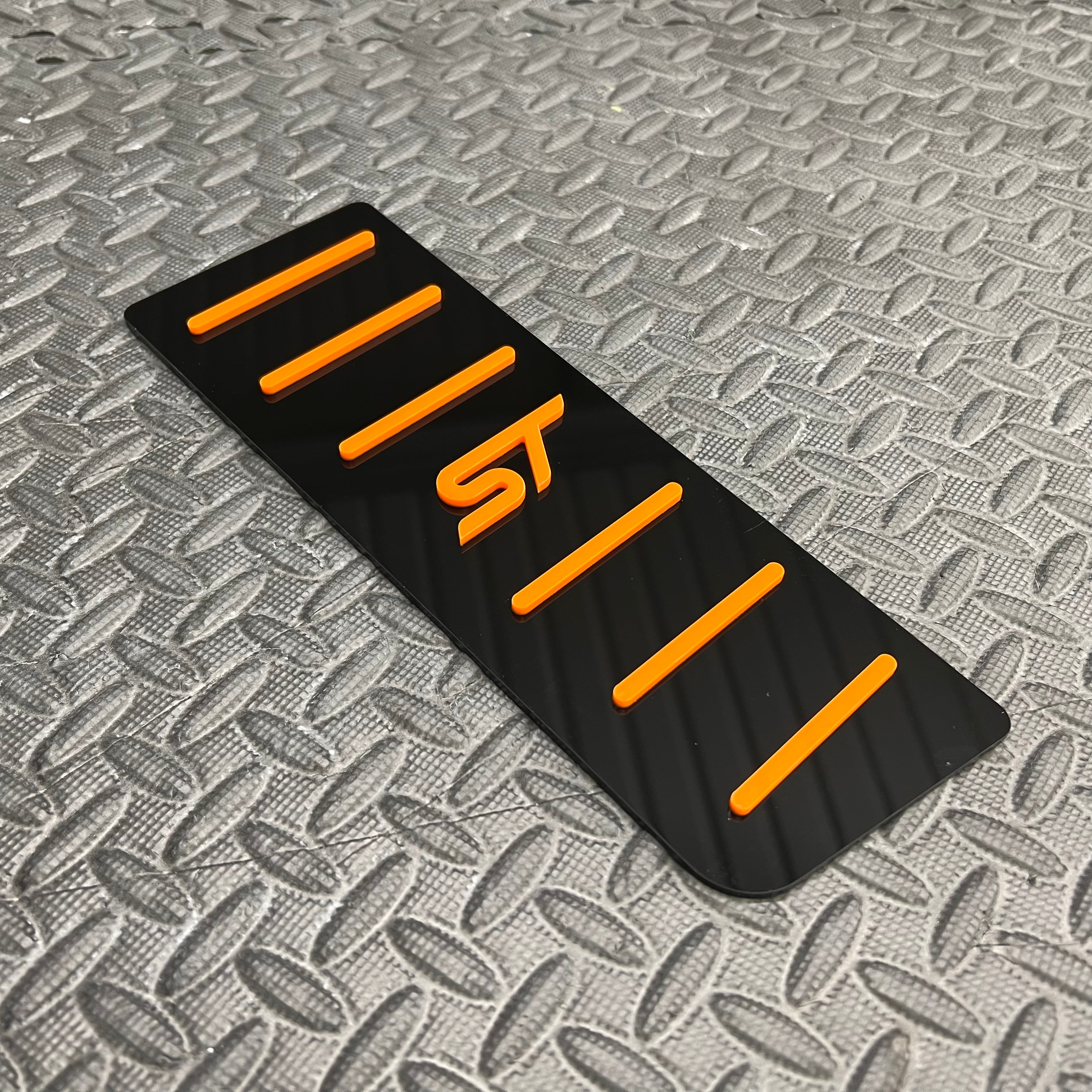Mk4/4.5 Focus ST Totpedal/Fußstützenplatte (4D-Acryl)
