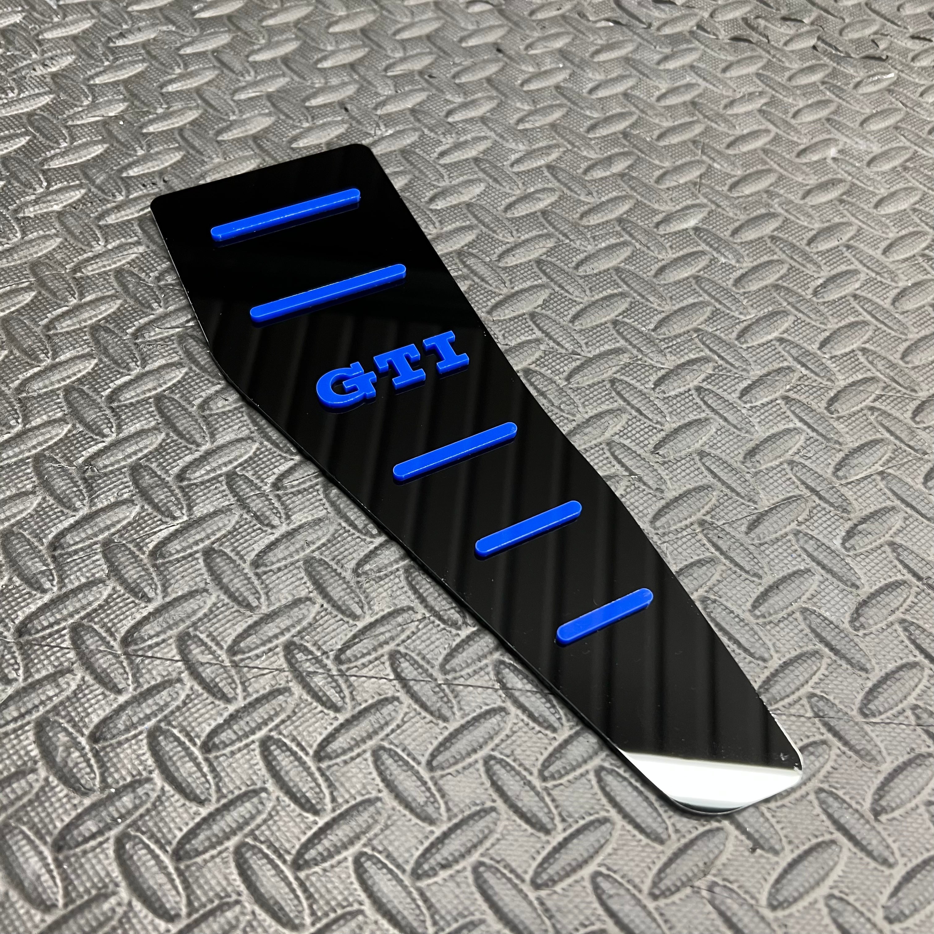 Mk7/7.5 Golf GTI / R (Automatik) Totpedal / Fußstützenplatte (4D Acryl)
