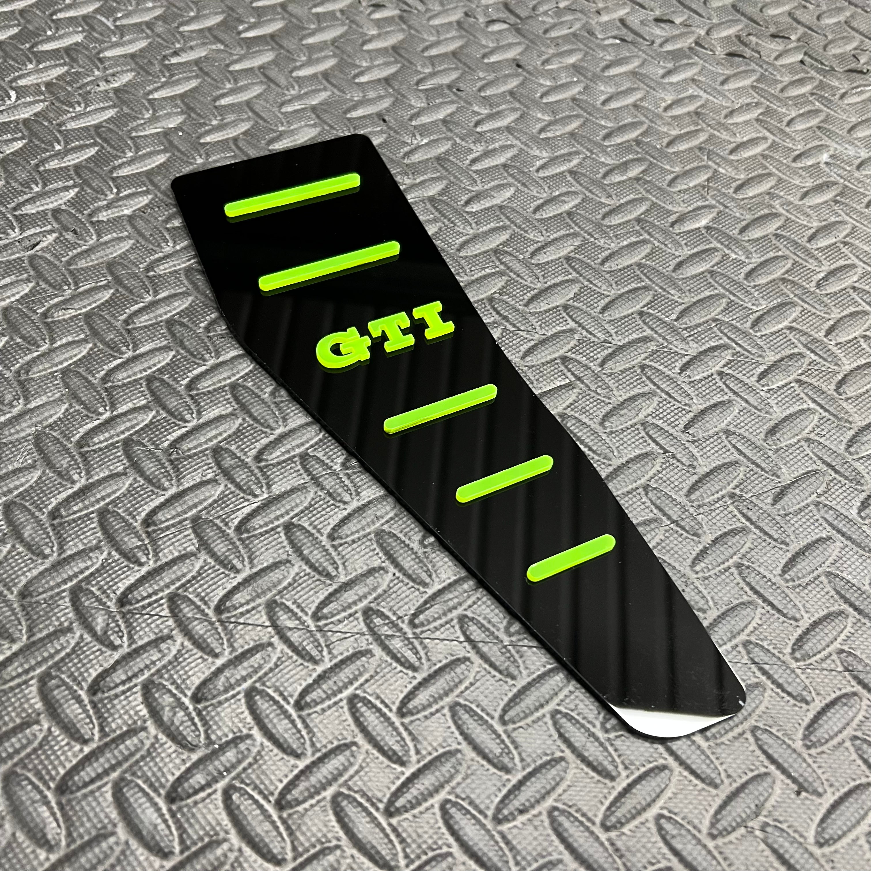 Mk7/7.5 Golf GTI / R (Automatik) Totpedal / Fußstützenplatte (4D Acryl)