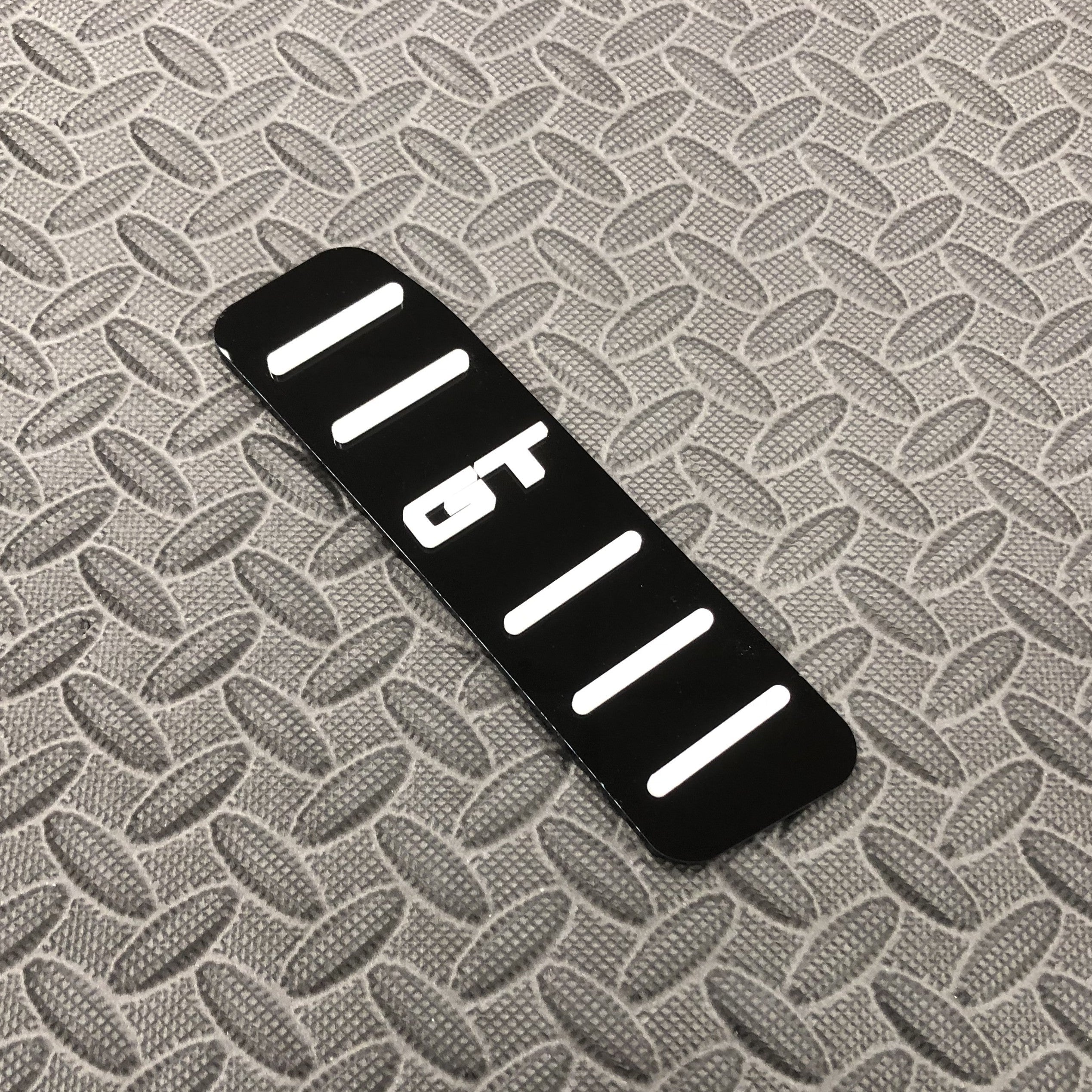 Mustang (6. Generation) Totpedal/Fußrastenplatte (4D-Acryl)