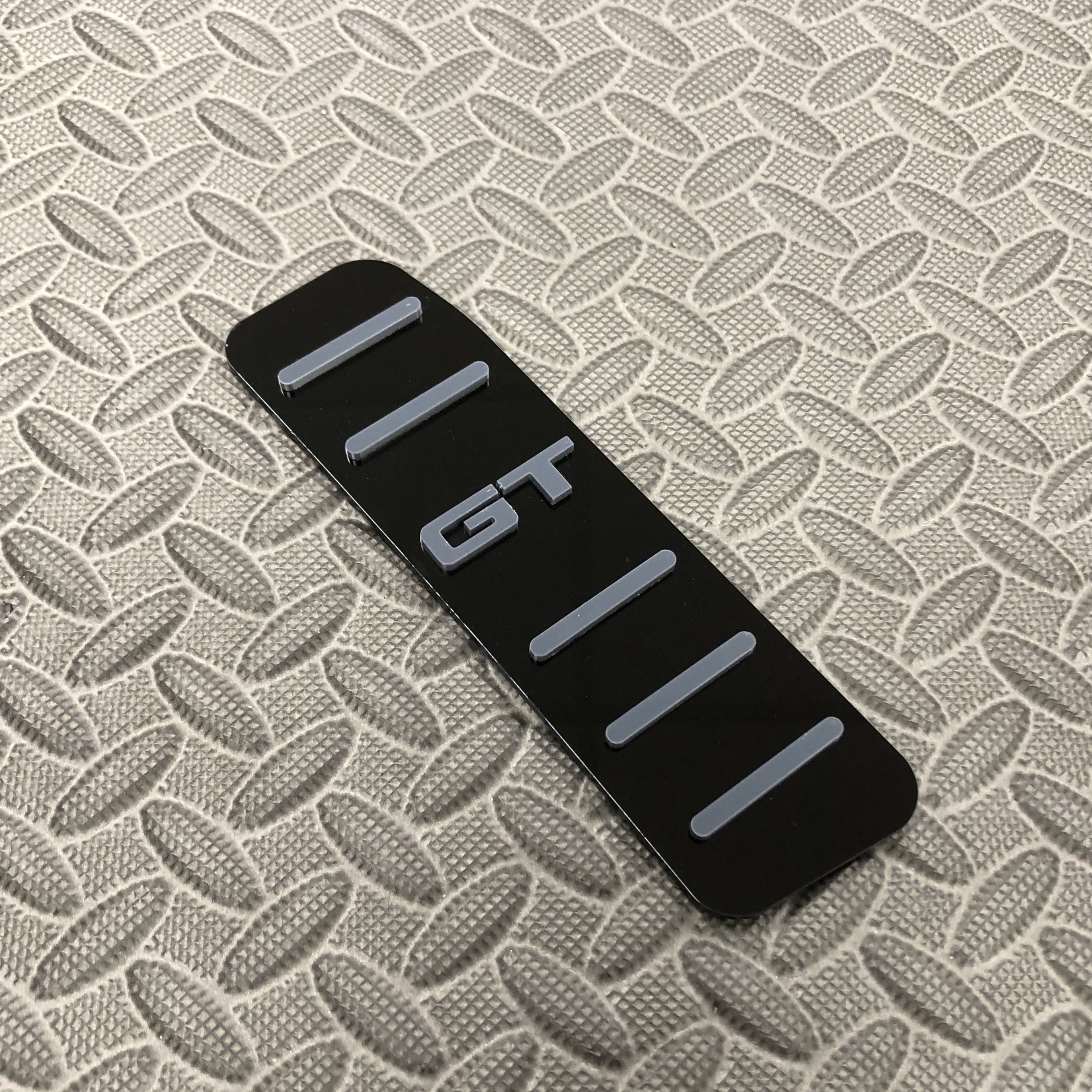 Mustang (6. Generation) Totpedal/Fußrastenplatte (4D-Acryl)