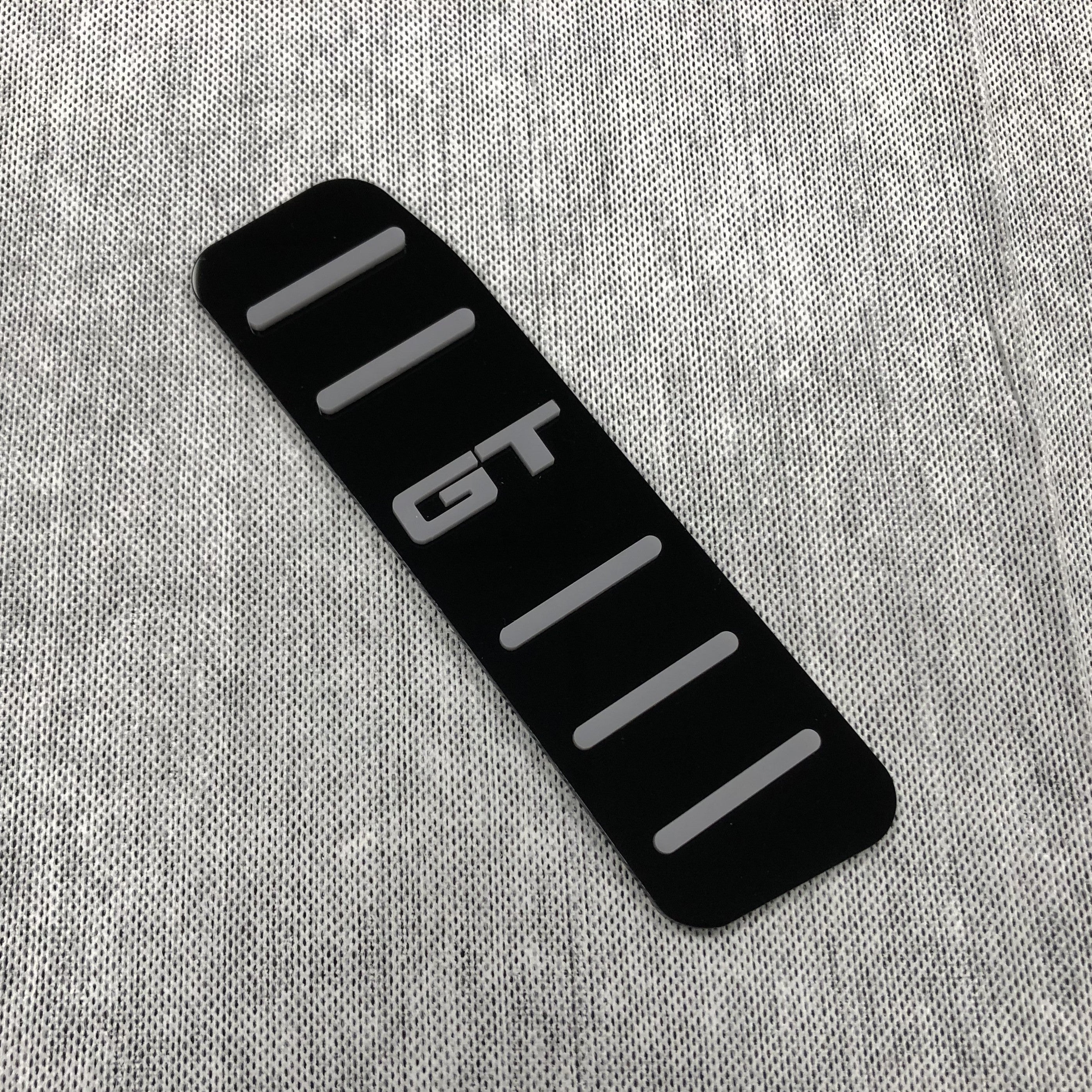 Mustang (6. Generation) Totpedal/Fußrastenplatte (4D-Acryl)