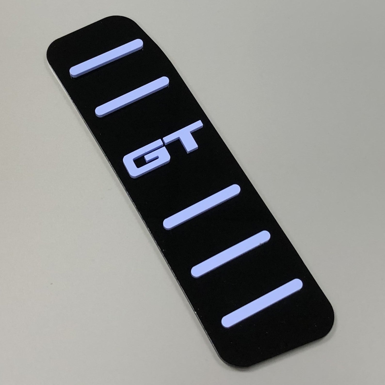 Mustang (6. Generation) Totpedal/Fußrastenplatte (4D-Acryl)