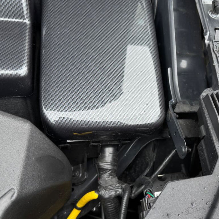Profrom Fuse Box Cover - Fits Hyundai i30/Veloster N - Deluxe Carbon Fibre Effect Plastic