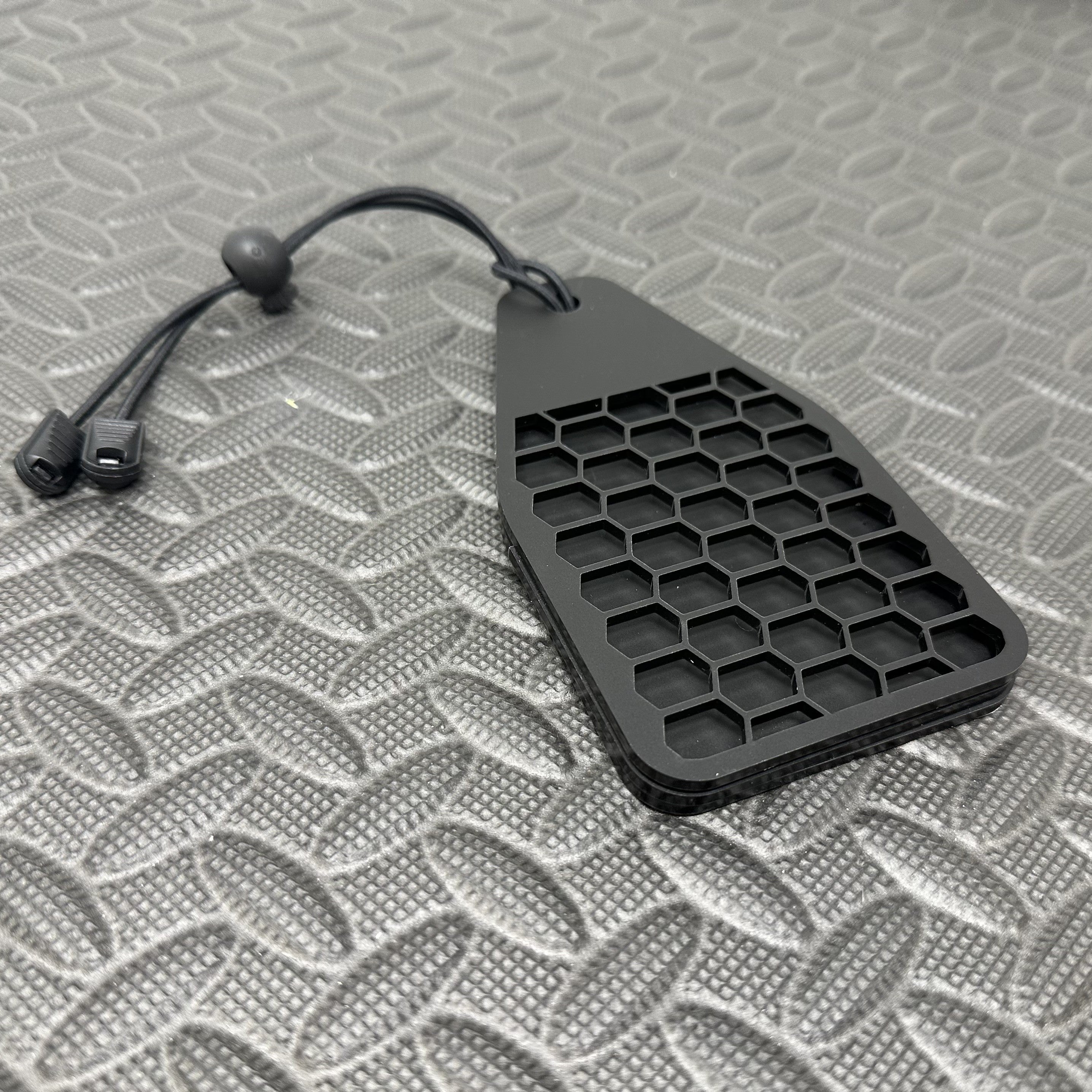 Proform Universal Air Freshener Holder- Satin Hex Pattern With Black Detail