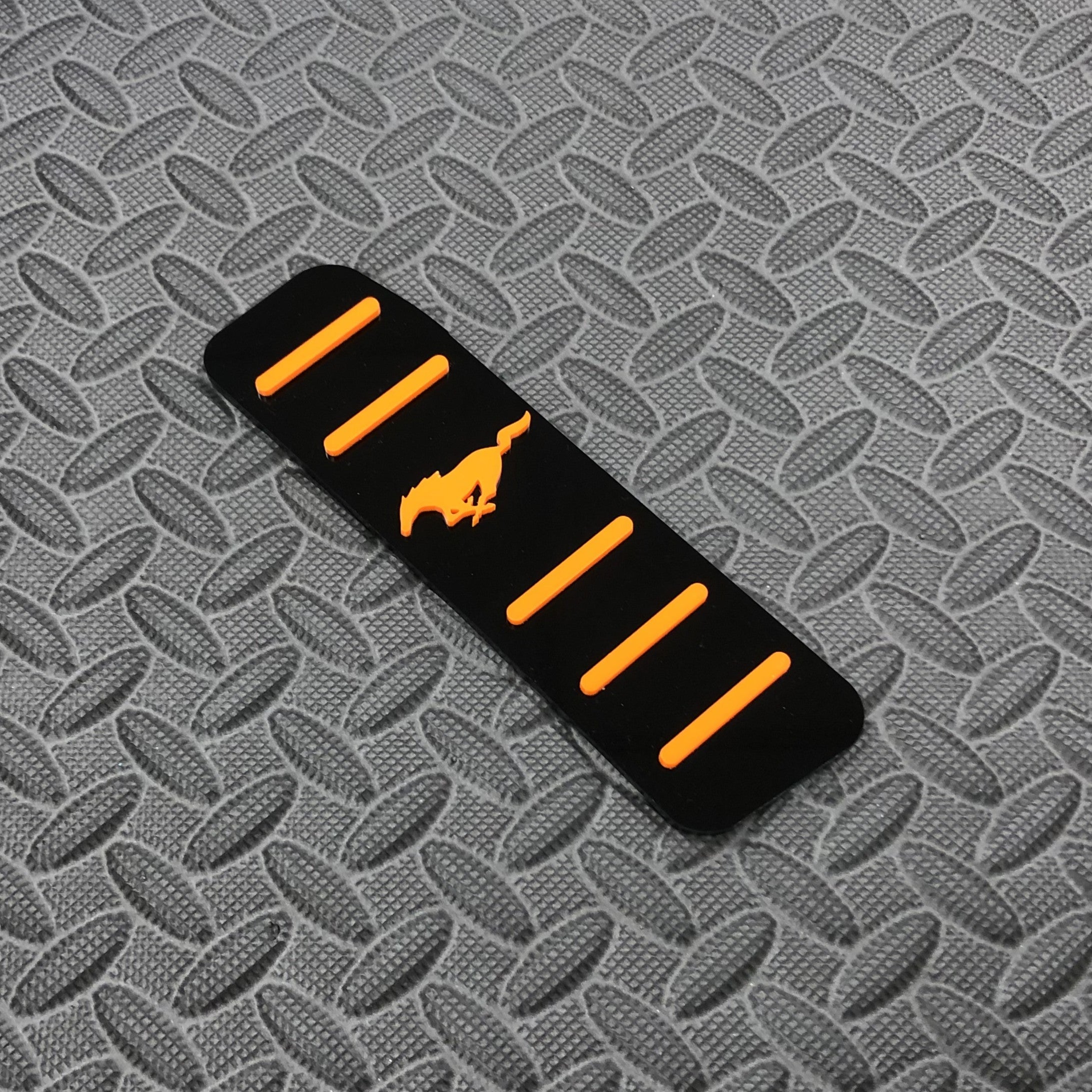 Mustang (6. Generation) Totpedal/Fußrastenplatte (4D-Acryl)