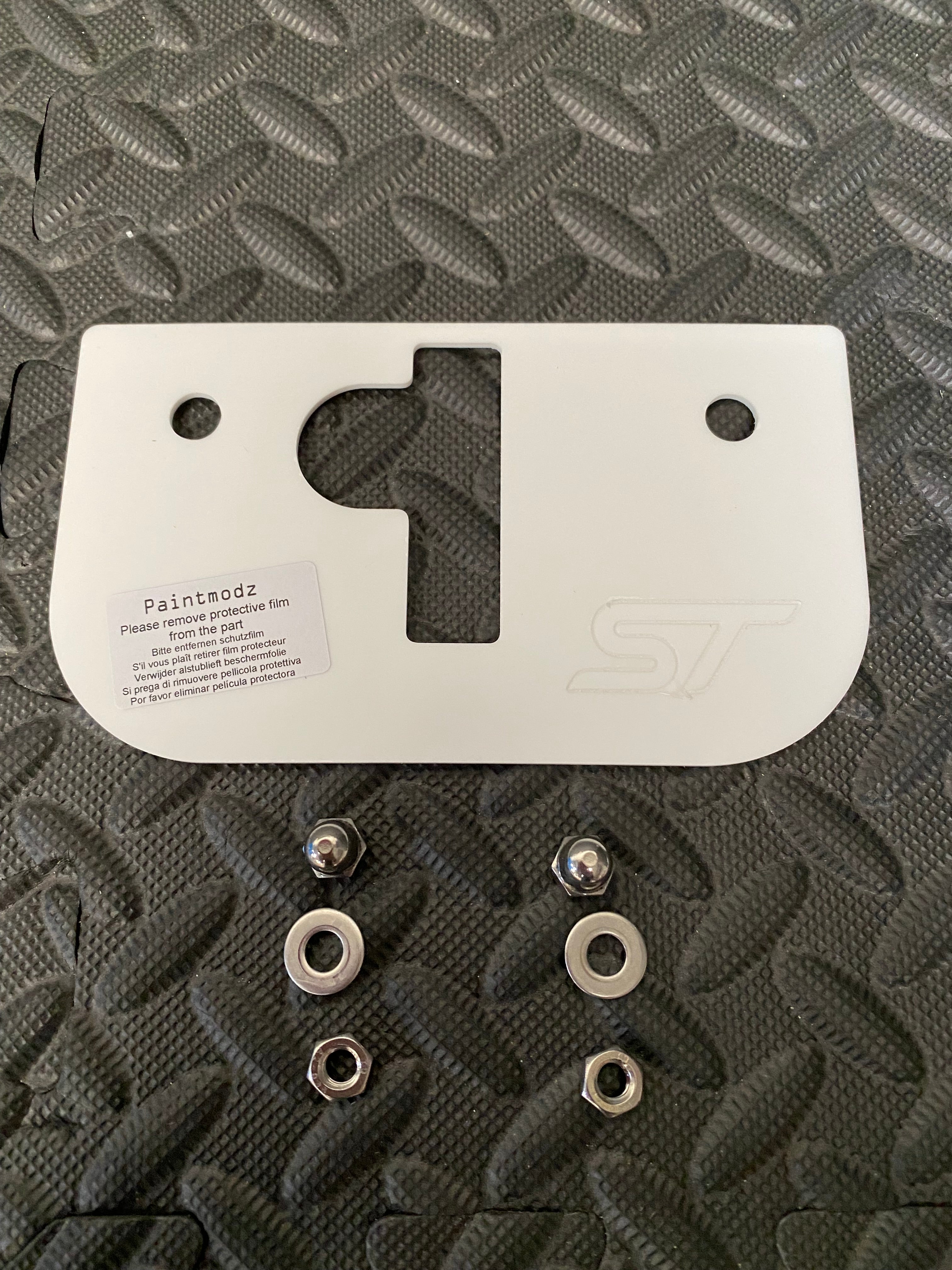 Ausverkauf - Proform gravierte obere Motorhaubenverriegelungsplatte - Mk8 Fiesta