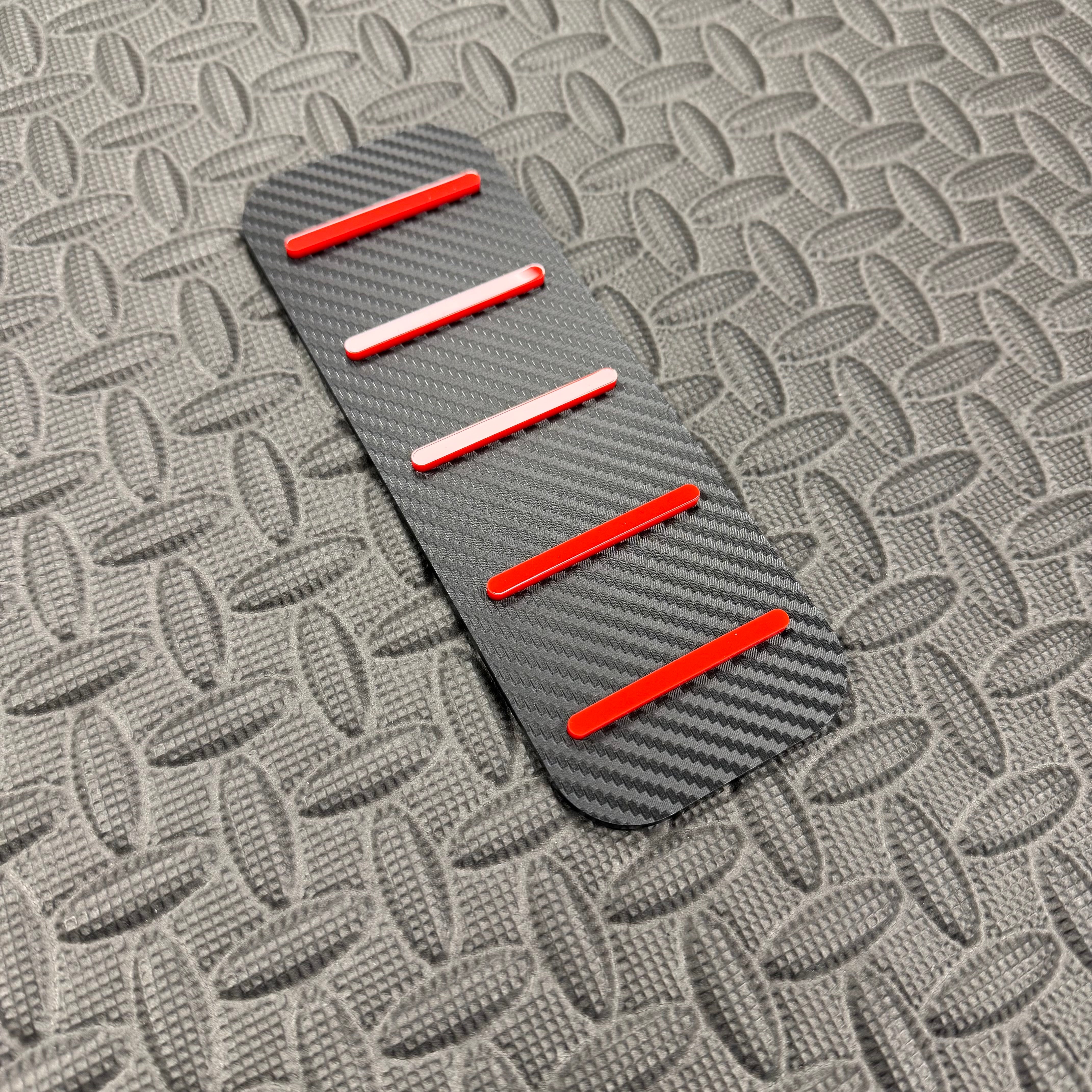 Mk7.5/Mk8/8.5 Fiesta & Mk2/2.5 Focus Dead Pedal / Foot Rest Plate (4D Acrylic)