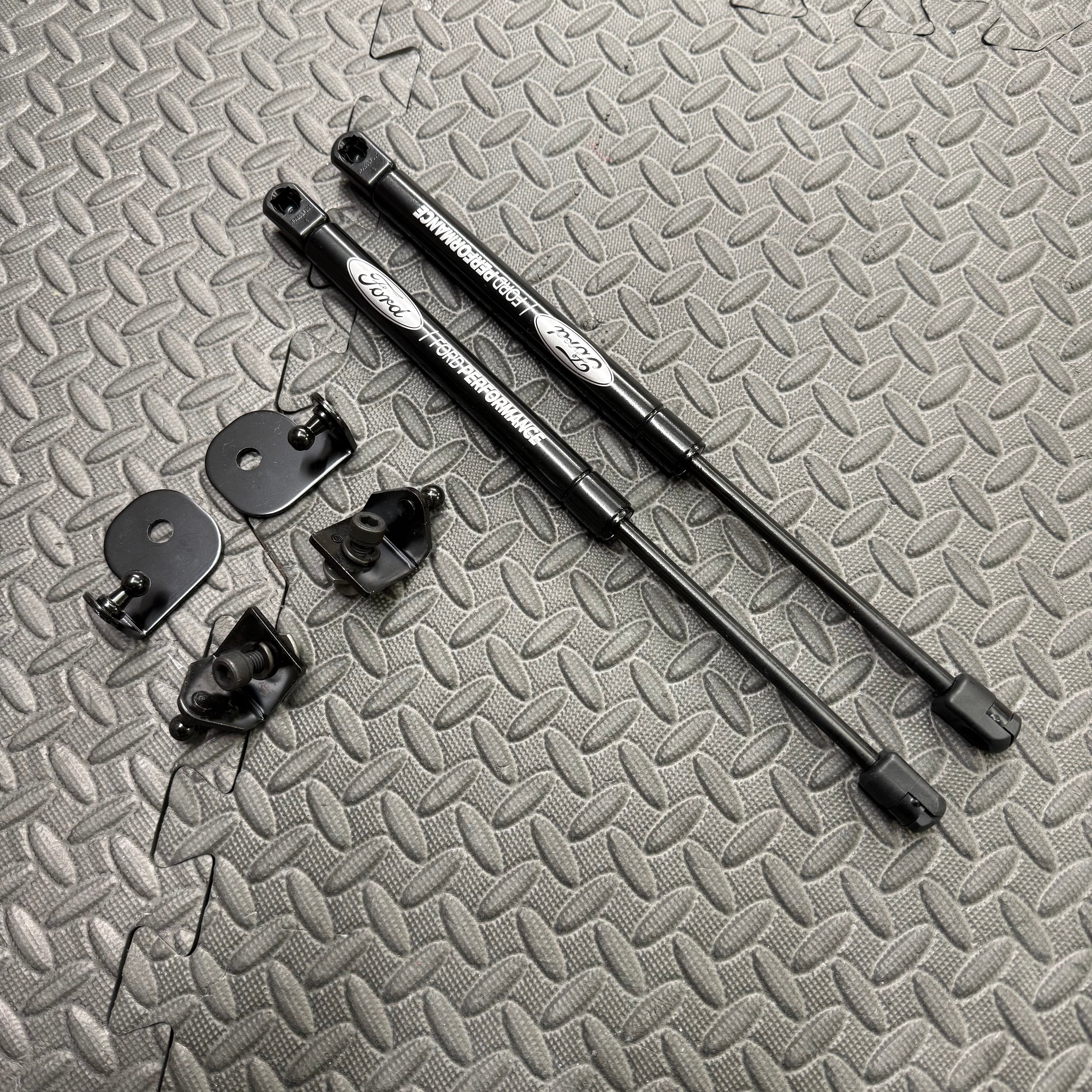 6th Gen Ford Mustang Gas Strut Bonnet Lifters inc ST and RS (Painted)