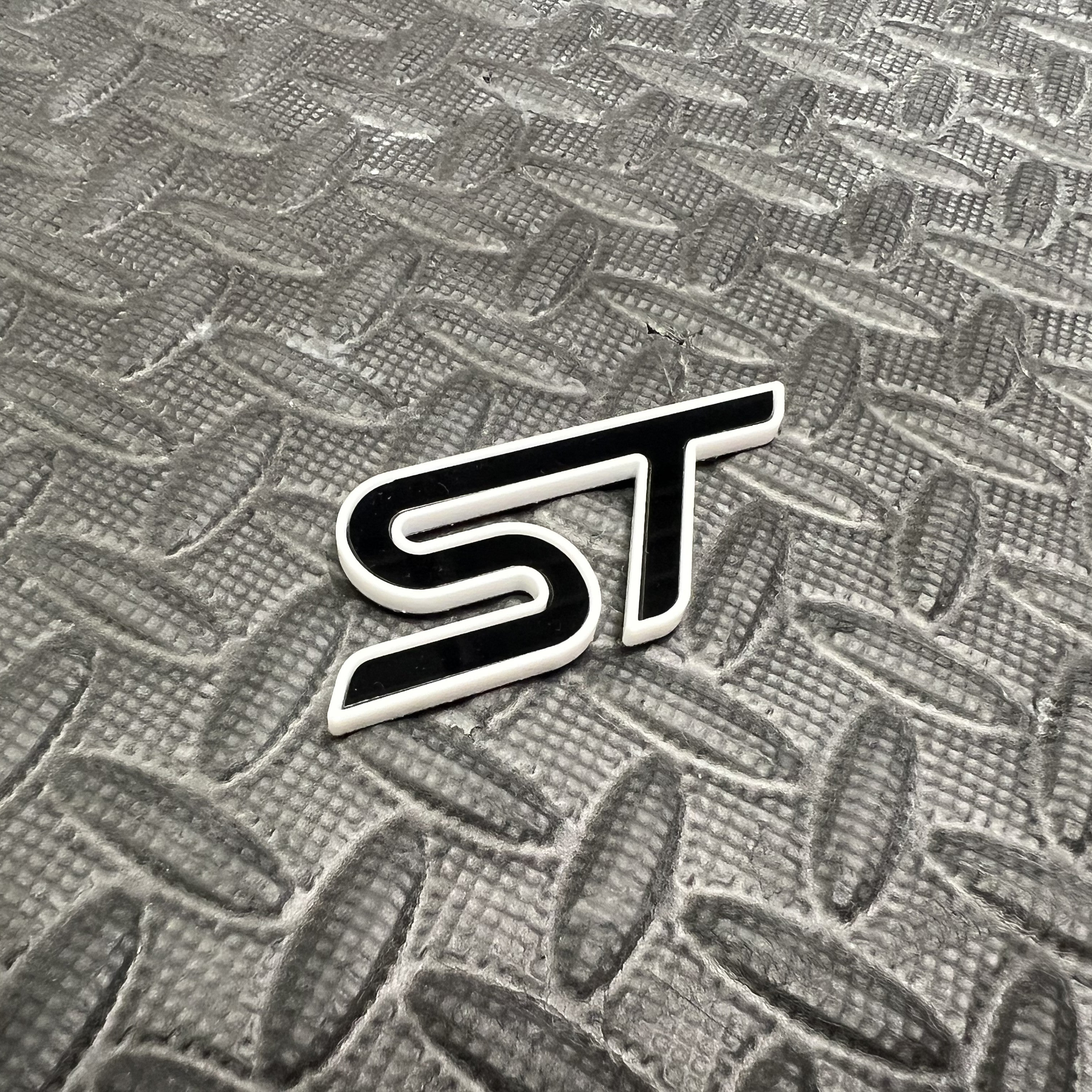 ST Badge Plate Sticker