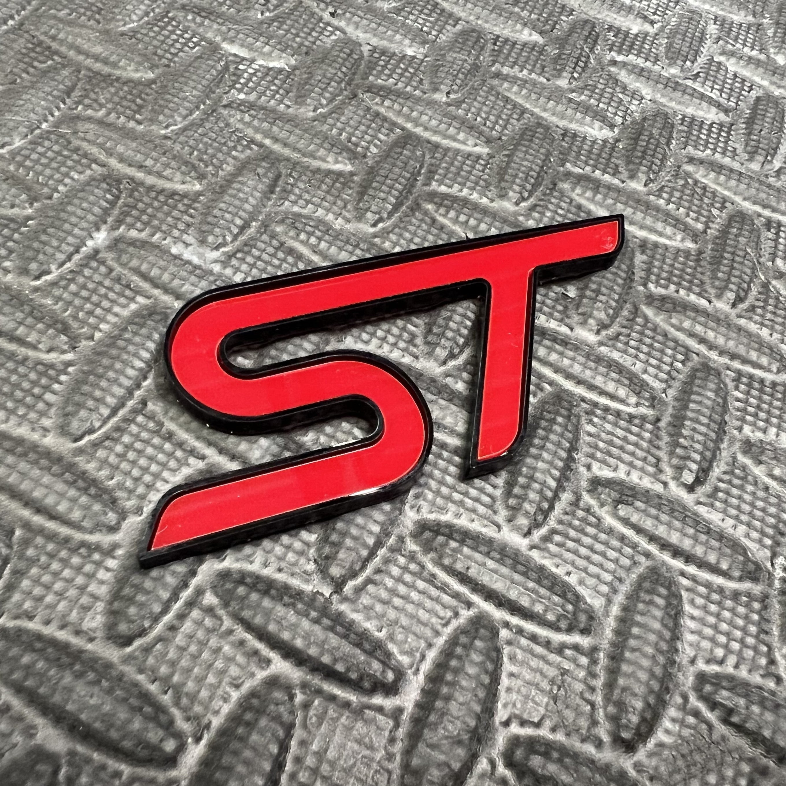 ST Badge Plate Sticker