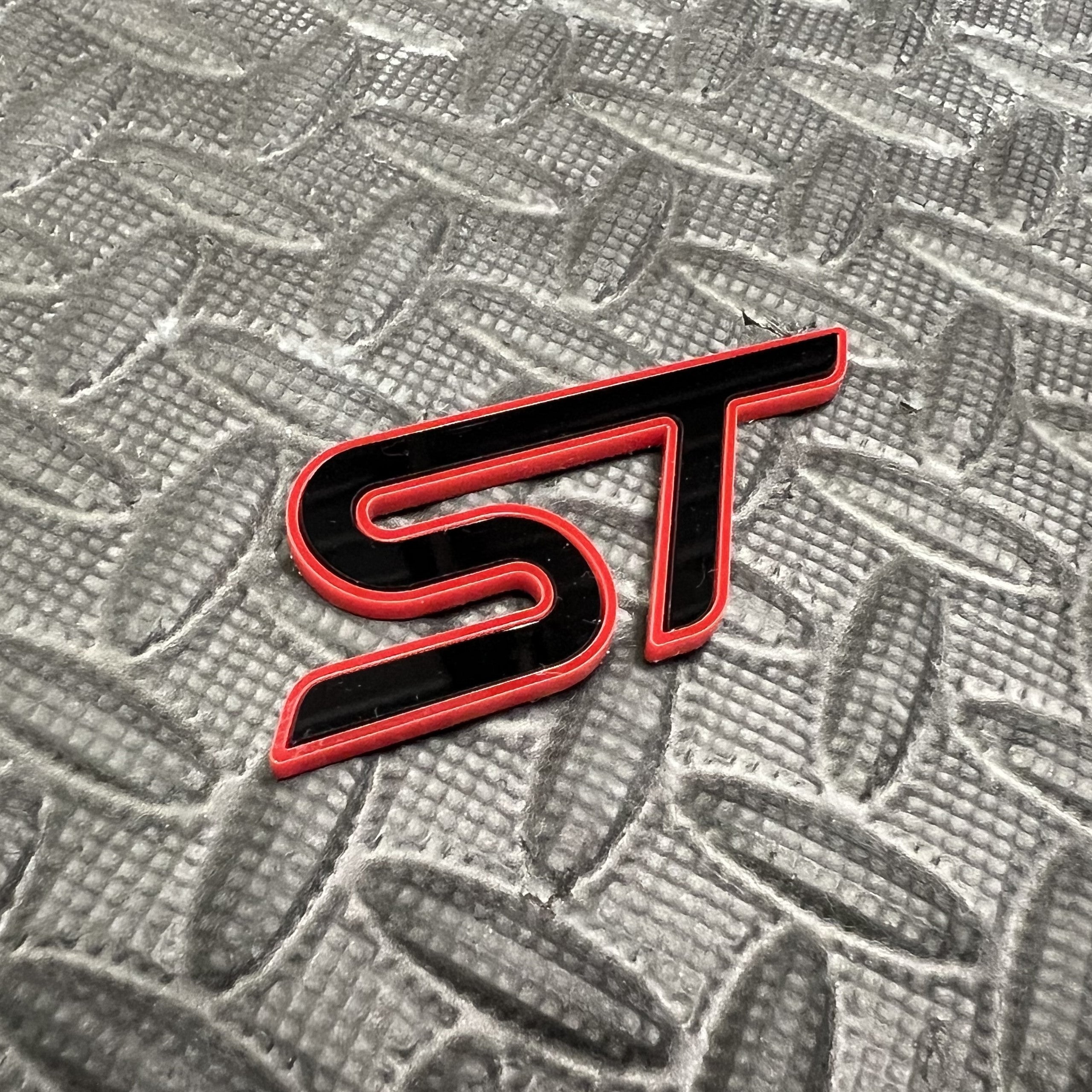 ST Badge Plate Sticker