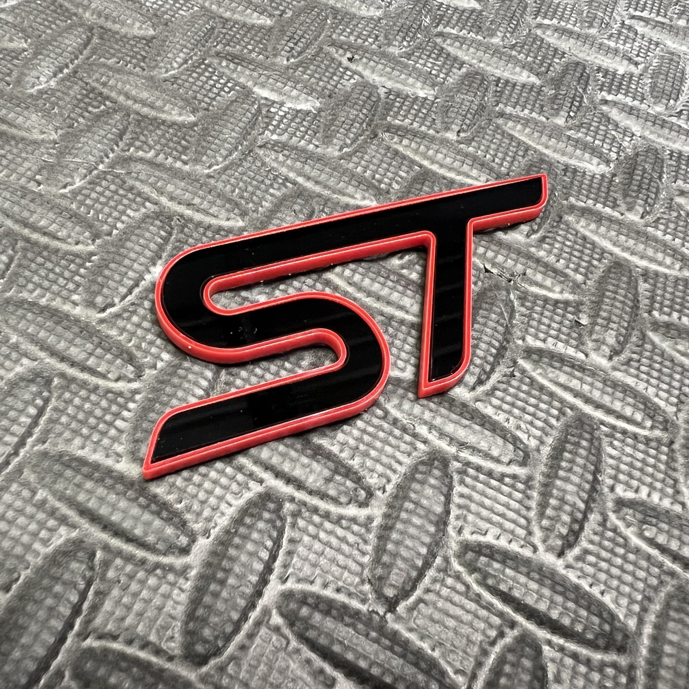 ST Badge Plate Sticker