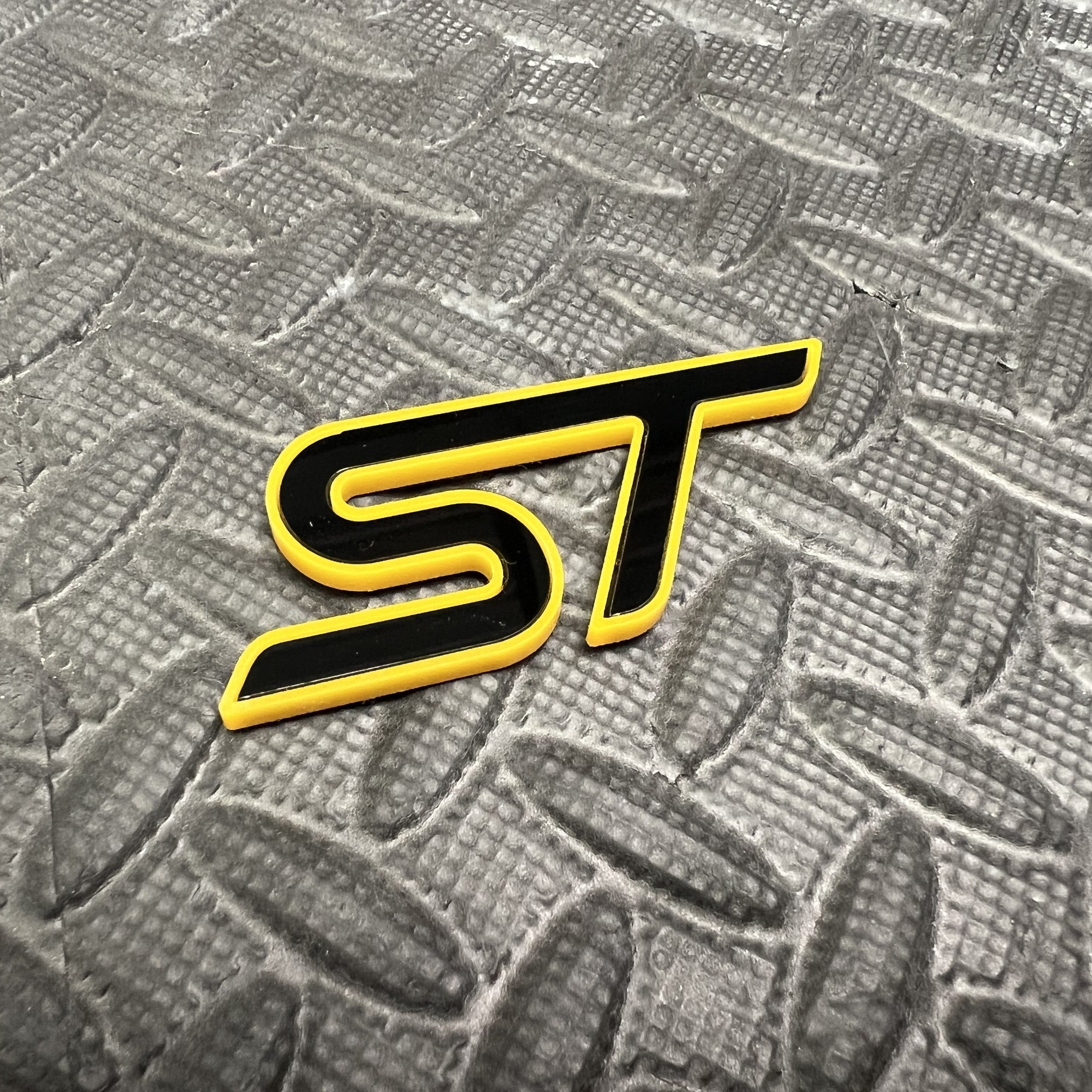 ST Badge Plate Sticker