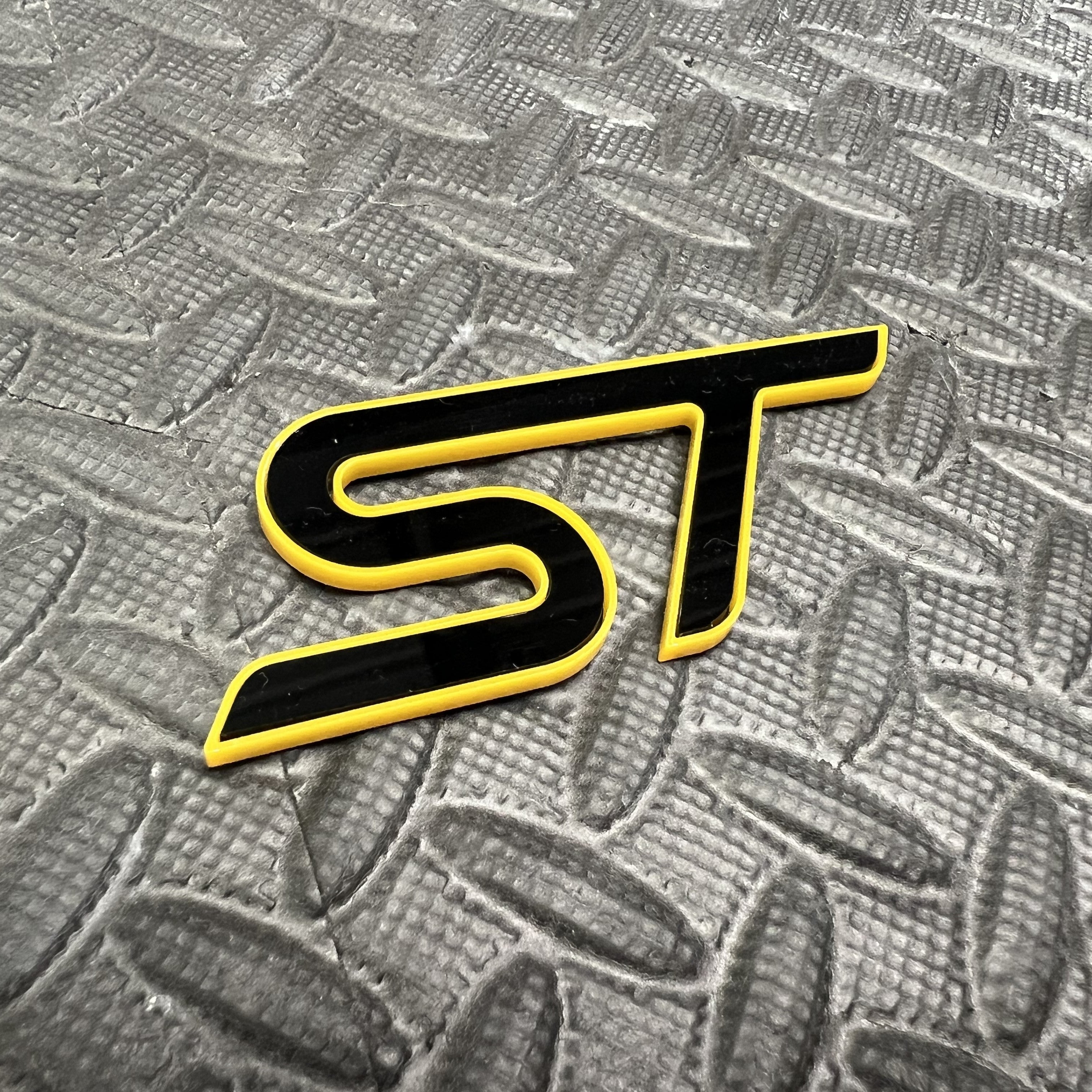 ST Badge Plate Sticker