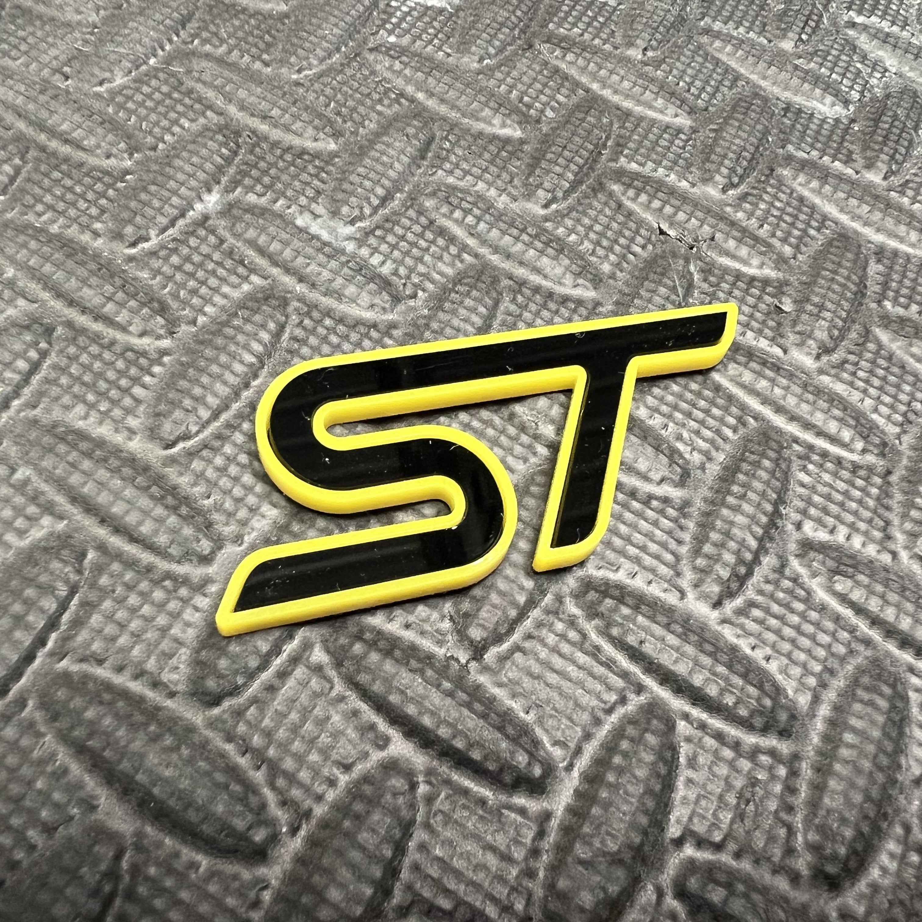 ST Badge Plate Sticker