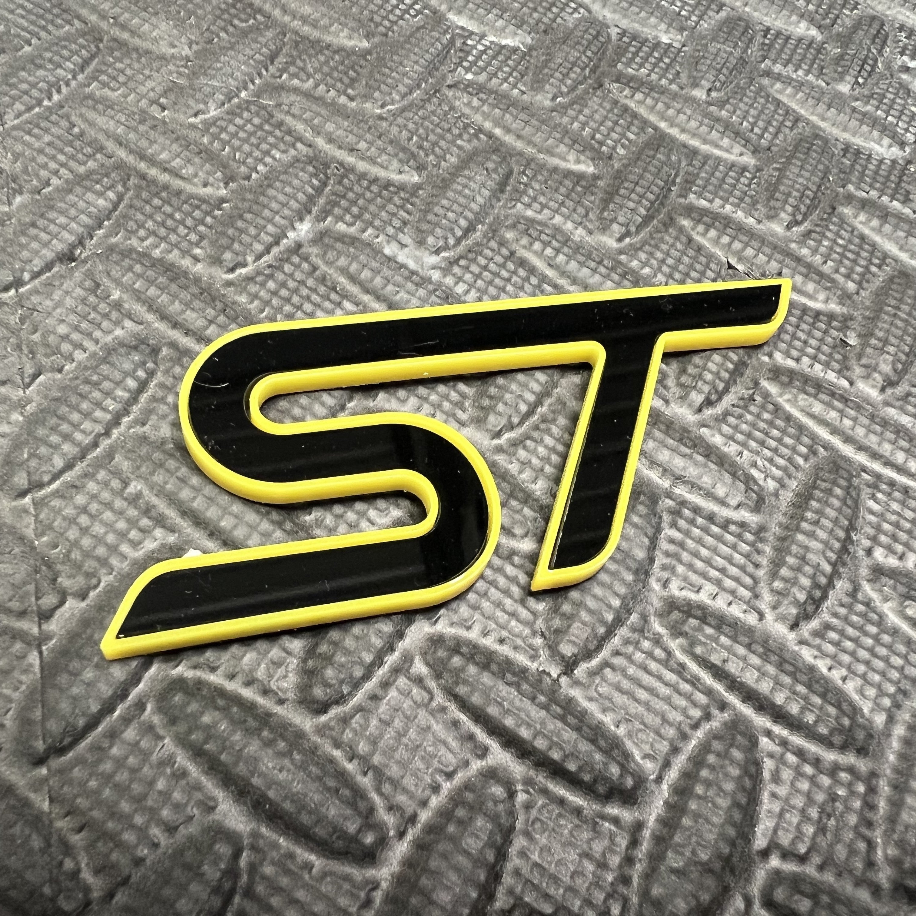 ST Badge Plate Sticker