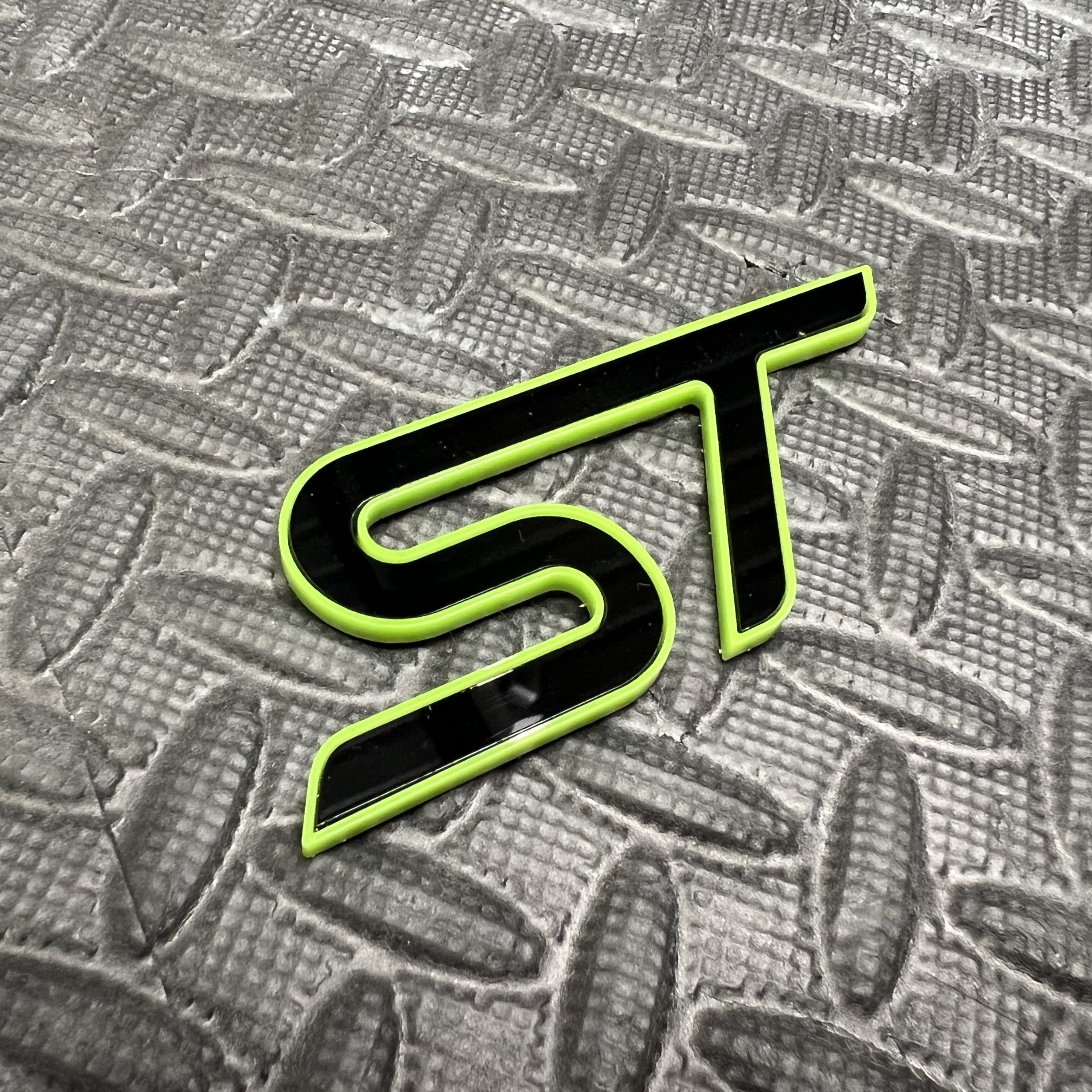 ST Badge Plate Sticker