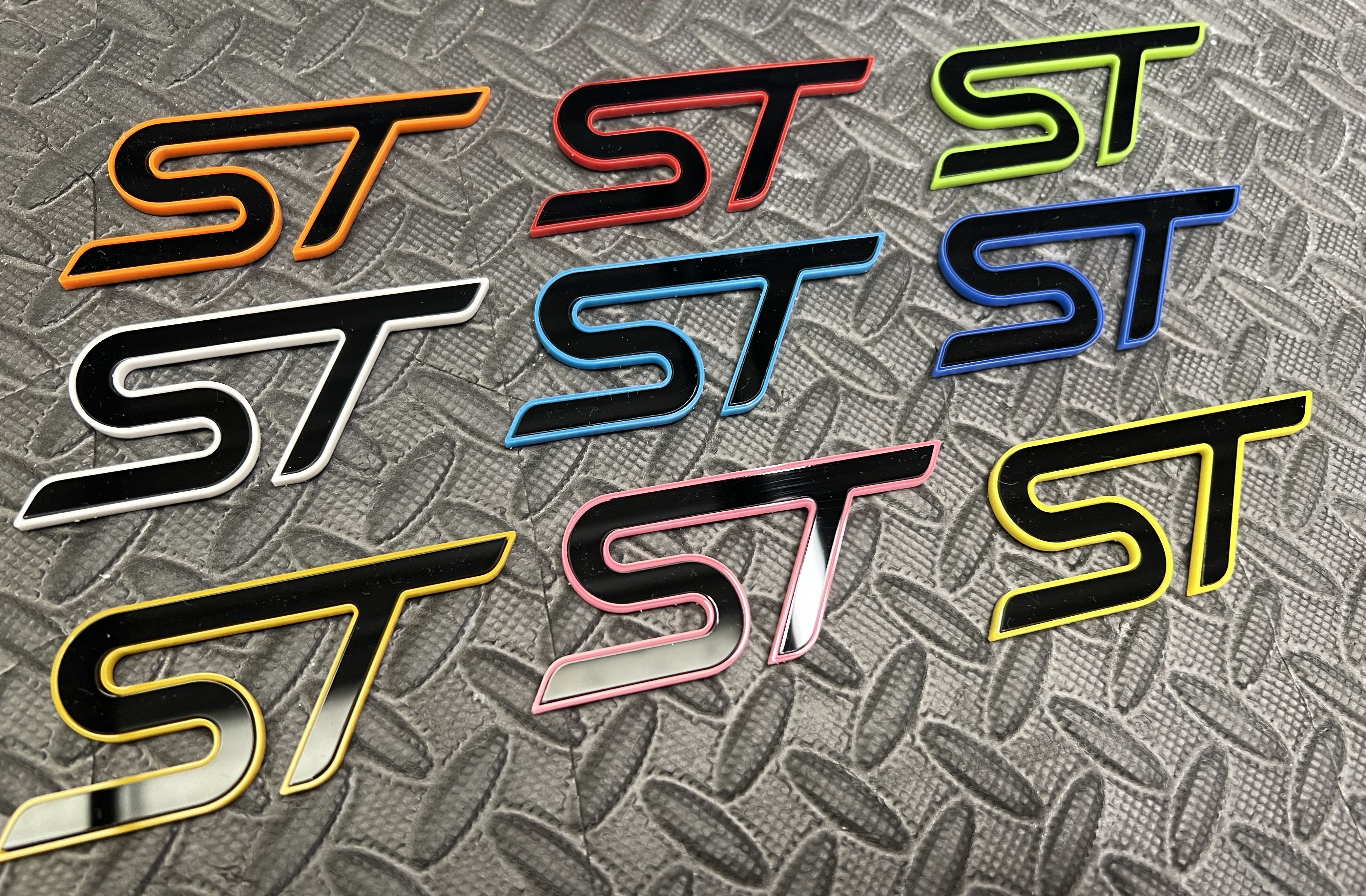 ST Badge Plate Sticker