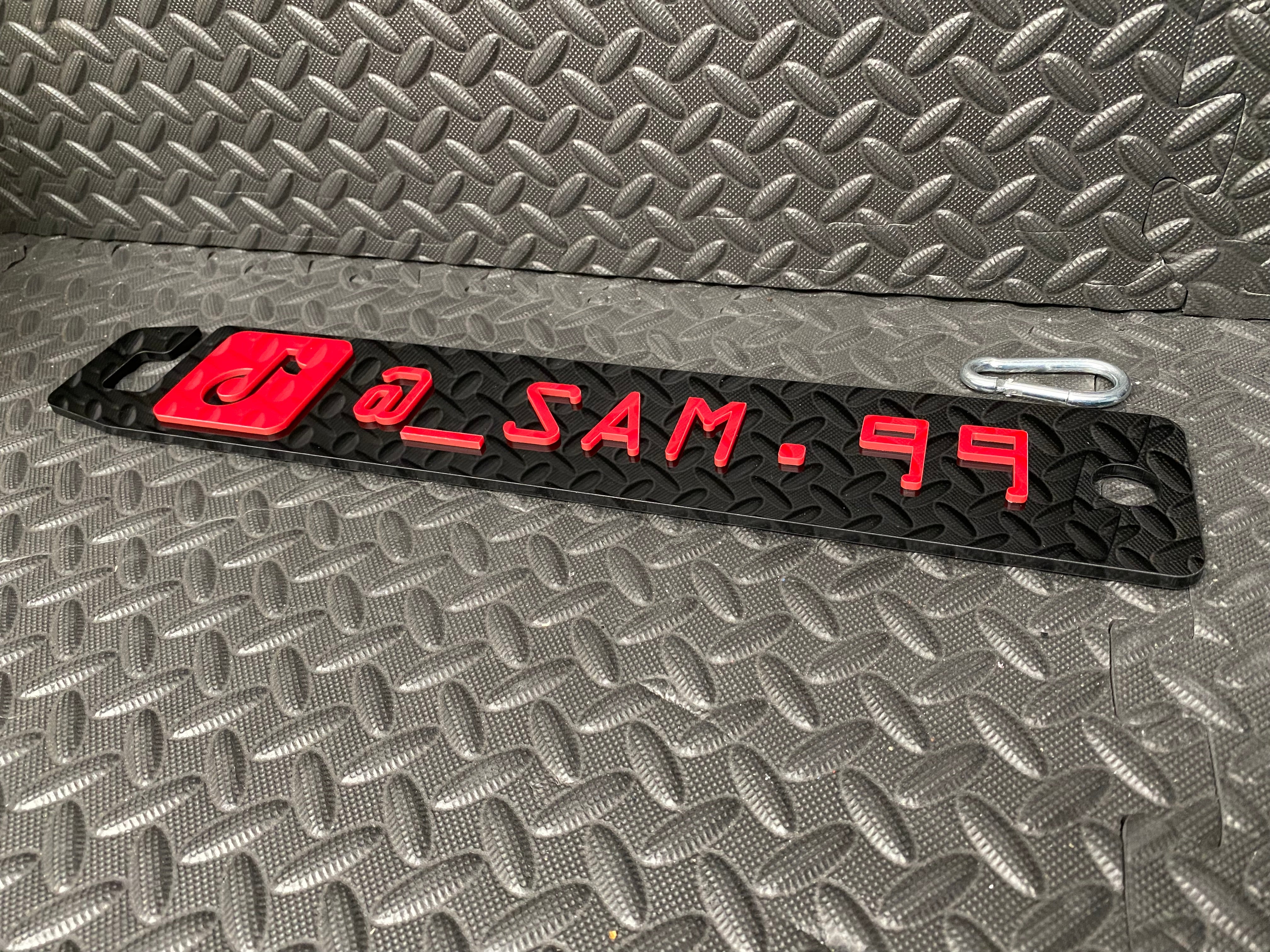 Custom Universal Bonnet Props 4D Acrylic
