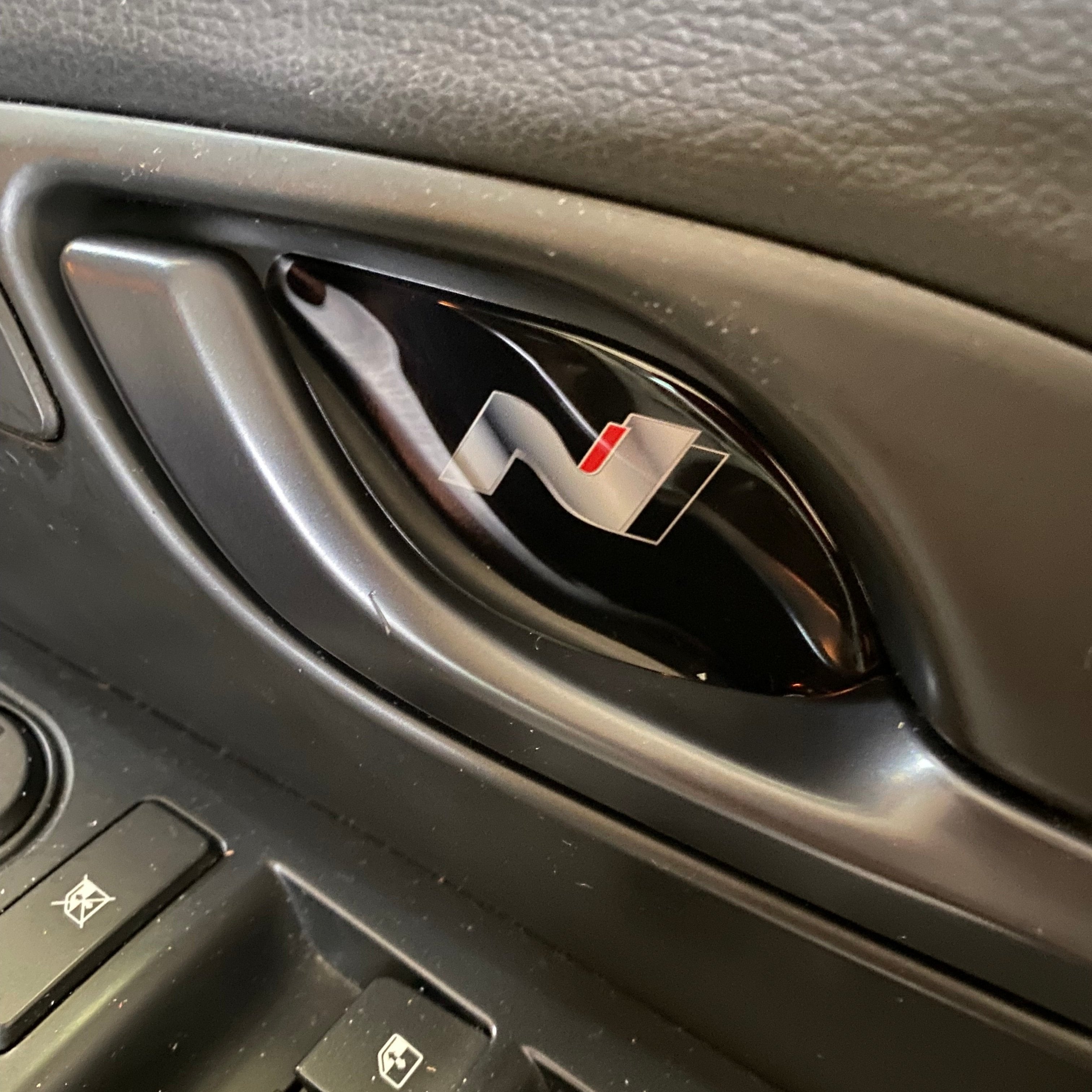 Hyundai i30N Door Pull Gel Badges
